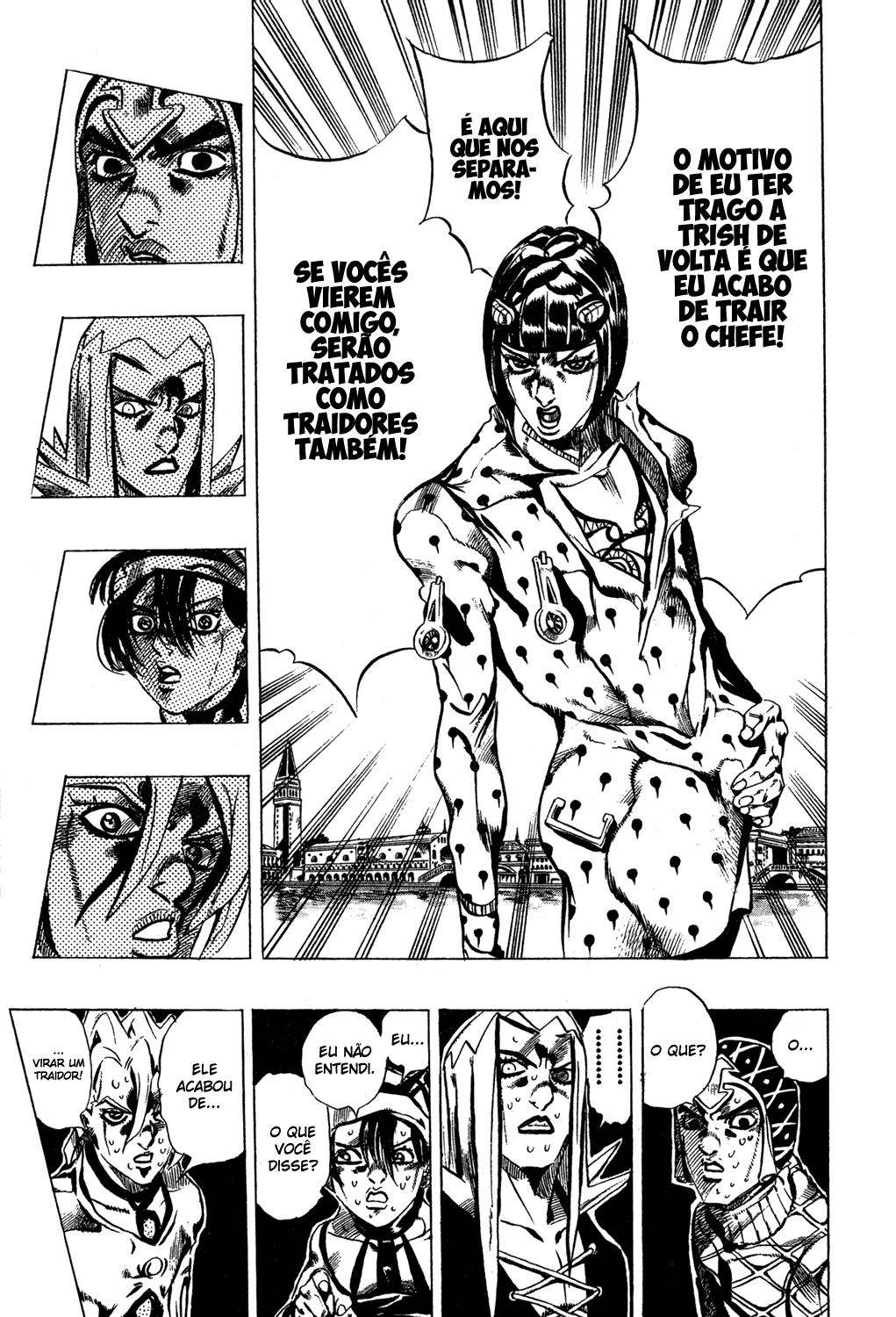 JoJo's Bizarre Adventure Part 5 - Golden Wind Capítulo 83 Página 16