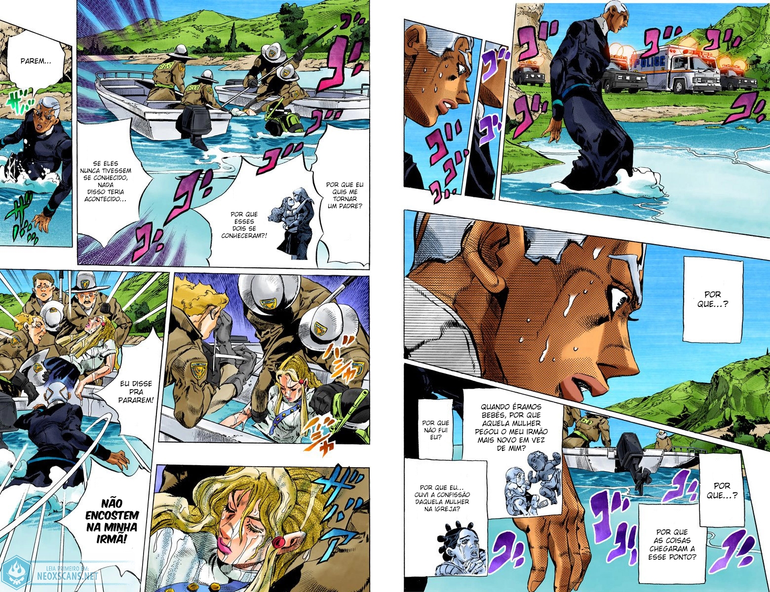 JoJo’s Bizarre Adventure Part 6: Stone Ocean (Colored Edition) Capítulo 129 Página 3