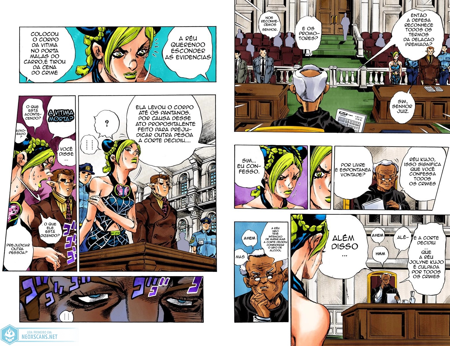 JoJo’s Bizarre Adventure Part 6: Stone Ocean (Colored Edition) Capítulo 2 Página 13