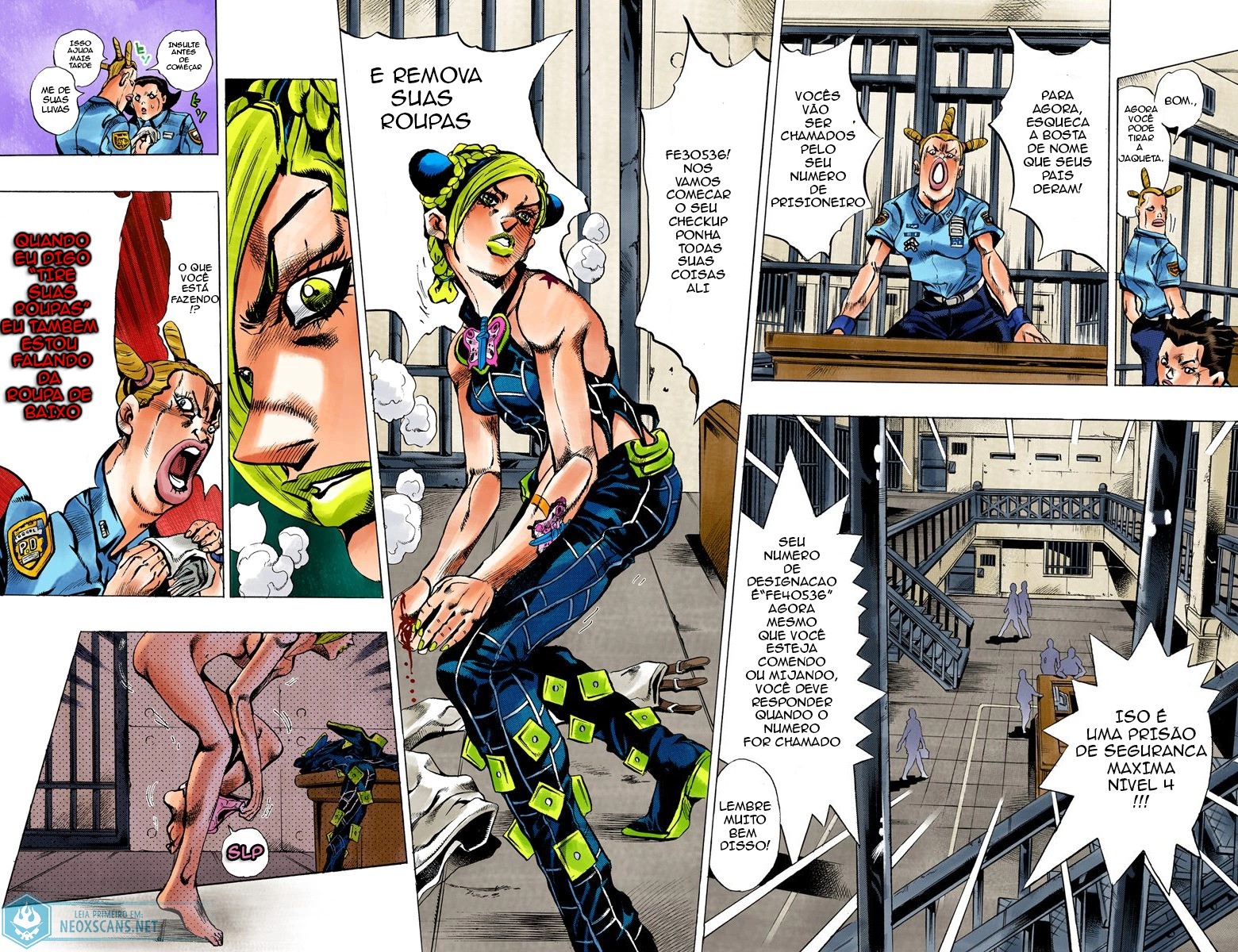 JoJo’s Bizarre Adventure Part 6: Stone Ocean (Colored Edition) Capítulo 3 Página 5