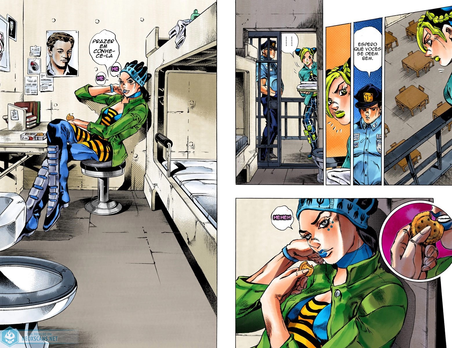 JoJo’s Bizarre Adventure Part 6: Stone Ocean (Colored Edition) Capítulo 4 Página 8