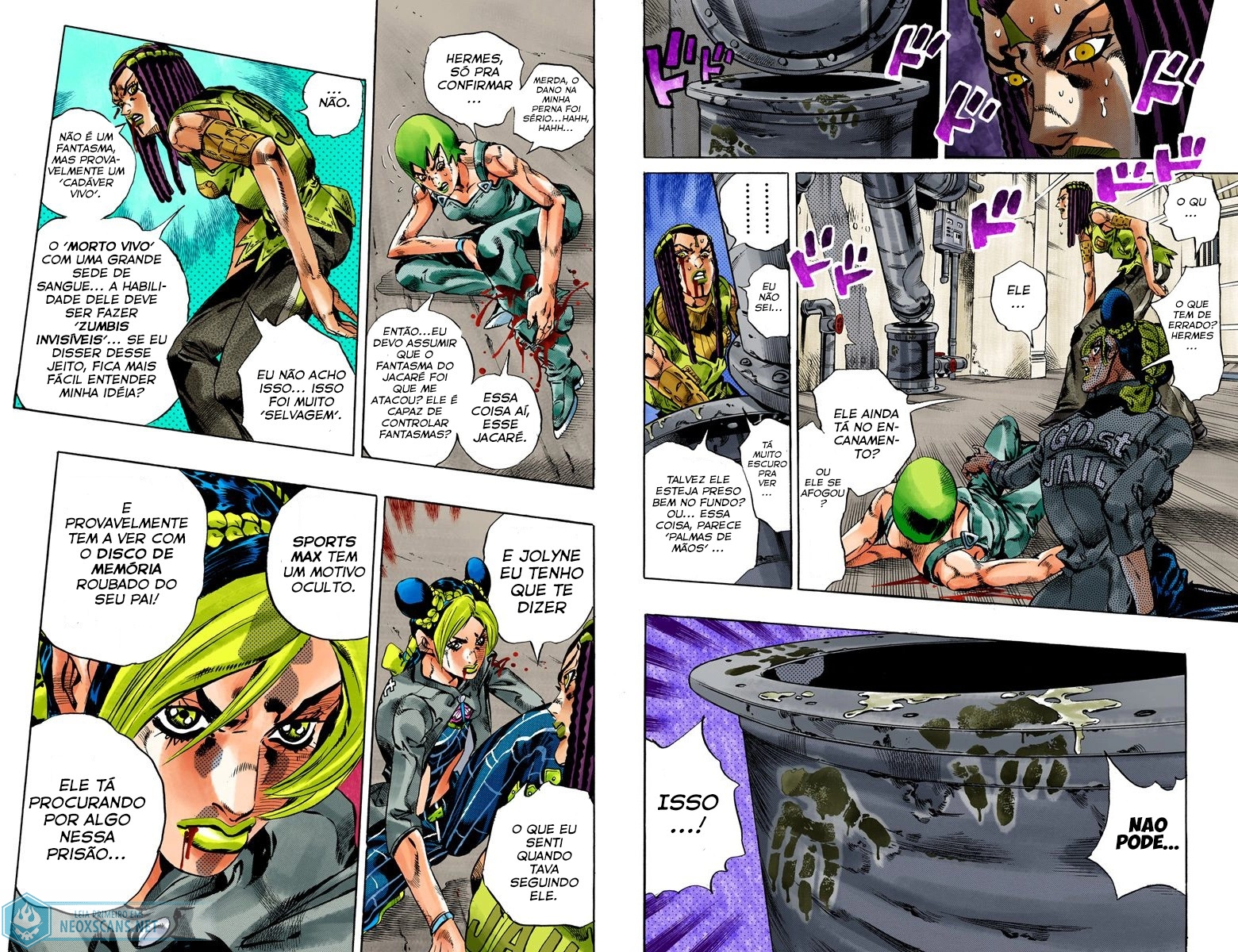 JoJo’s Bizarre Adventure Part 6: Stone Ocean (Colored Edition) Capítulo 55 Página 5