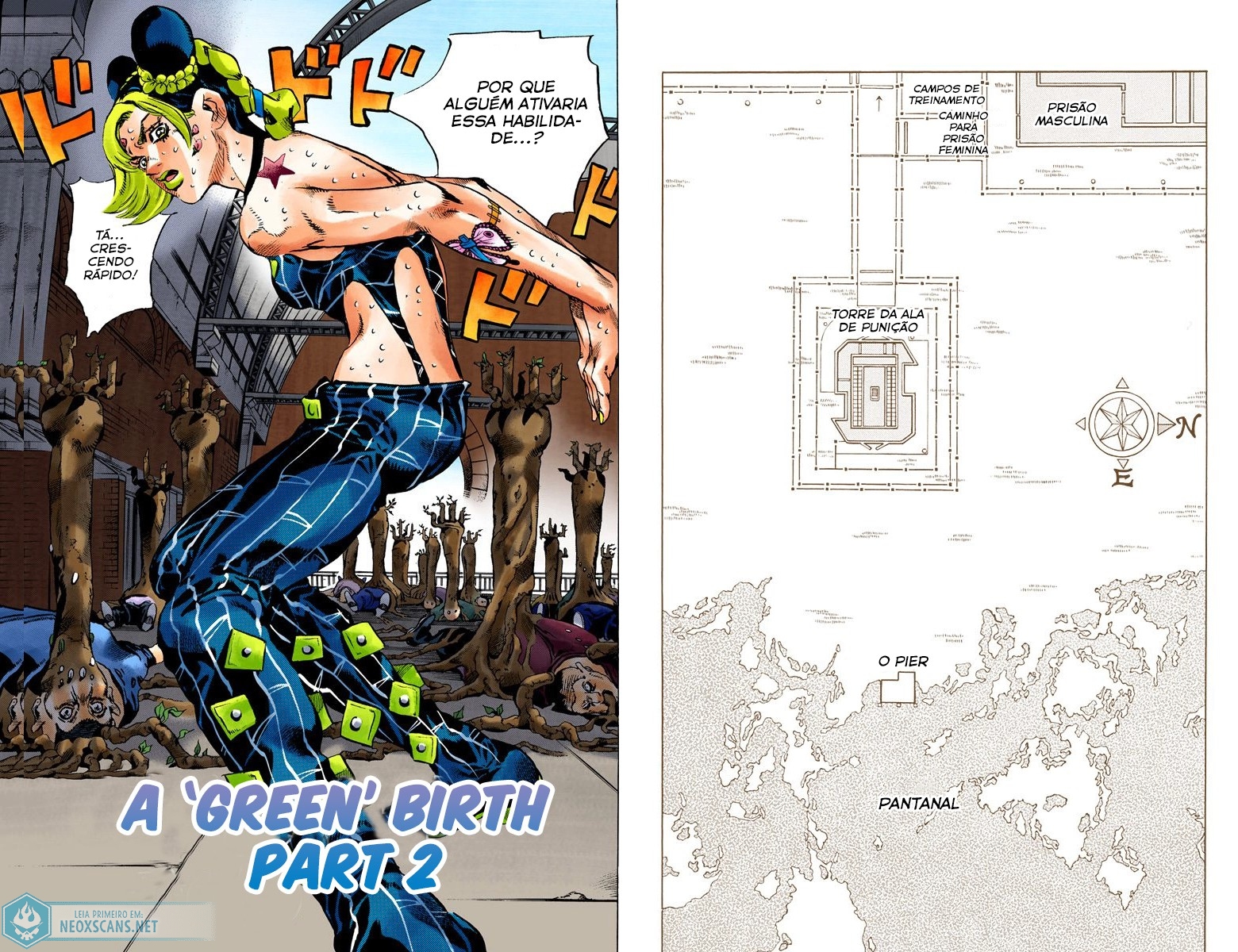 JoJo’s Bizarre Adventure Part 6: Stone Ocean (Colored Edition) Capítulo 77 Página 2