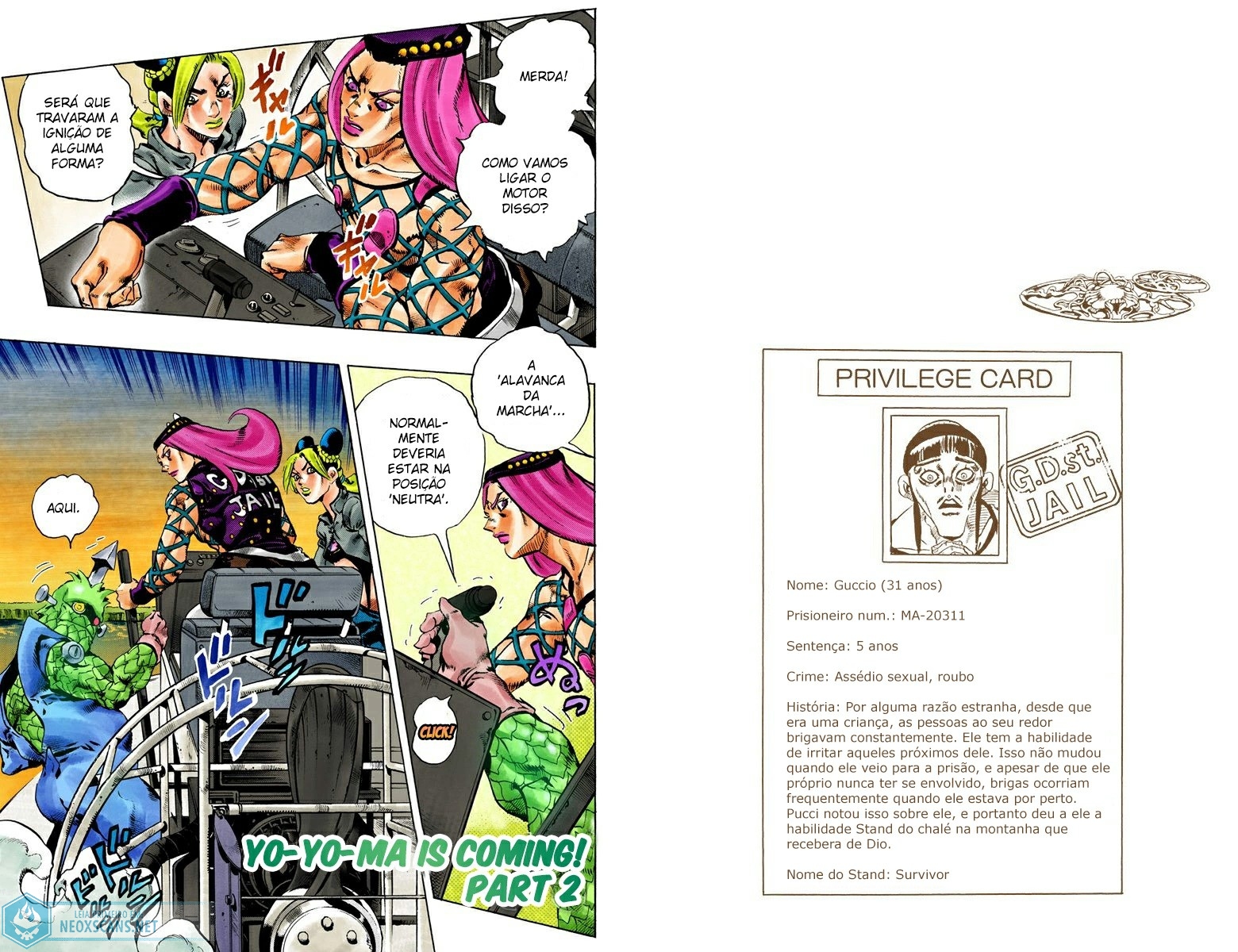 JoJo’s Bizarre Adventure Part 6: Stone Ocean (Colored Edition) Capítulo 79 Página 2