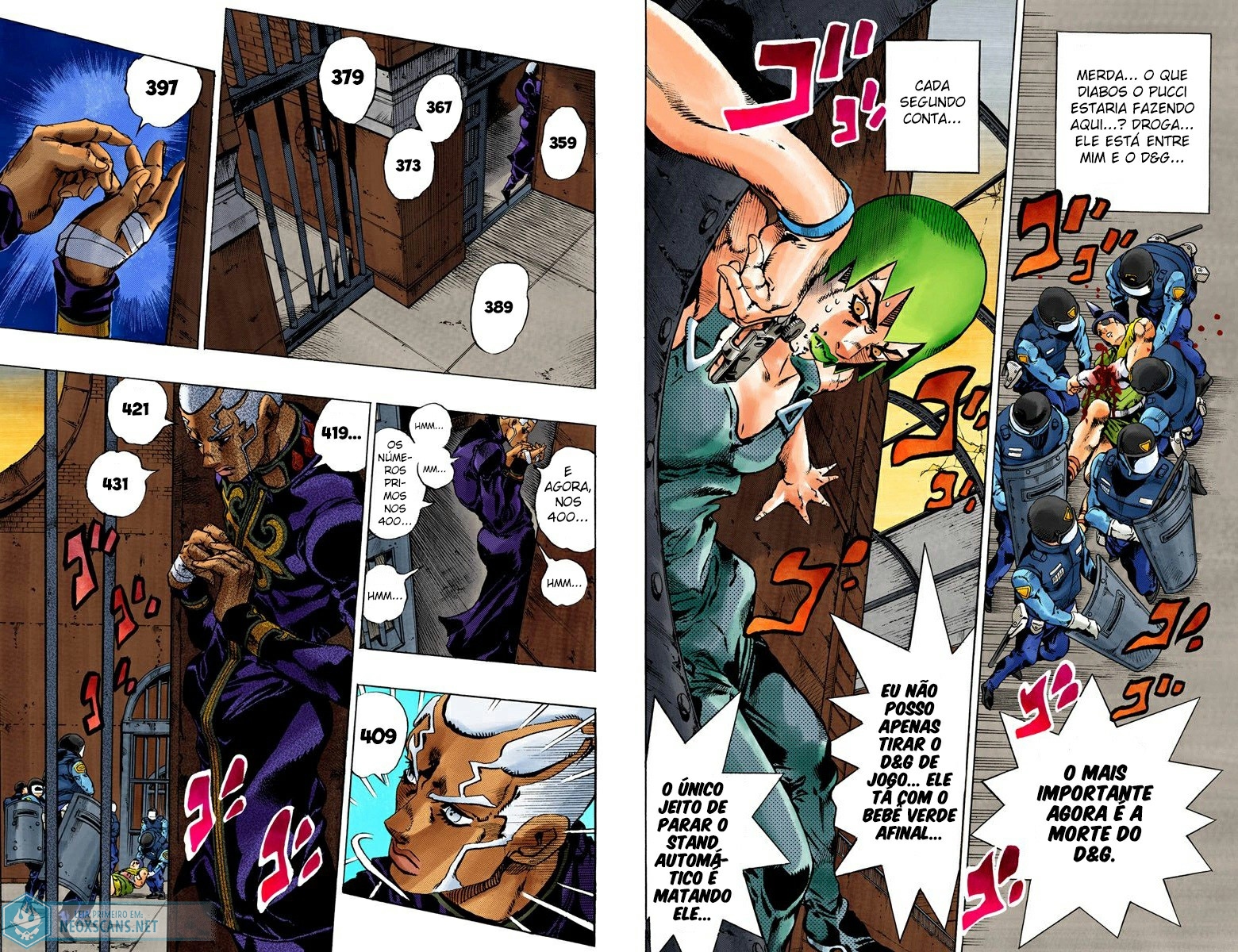 JoJo’s Bizarre Adventure Part 6: Stone Ocean (Colored Edition) Capítulo 84 Página 3