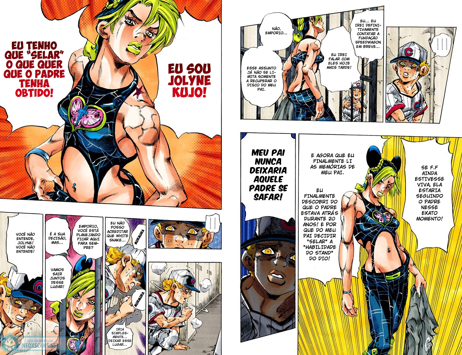 JoJo’s Bizarre Adventure Part 6: Stone Ocean (Colored Edition) Capítulo 96 Página 9