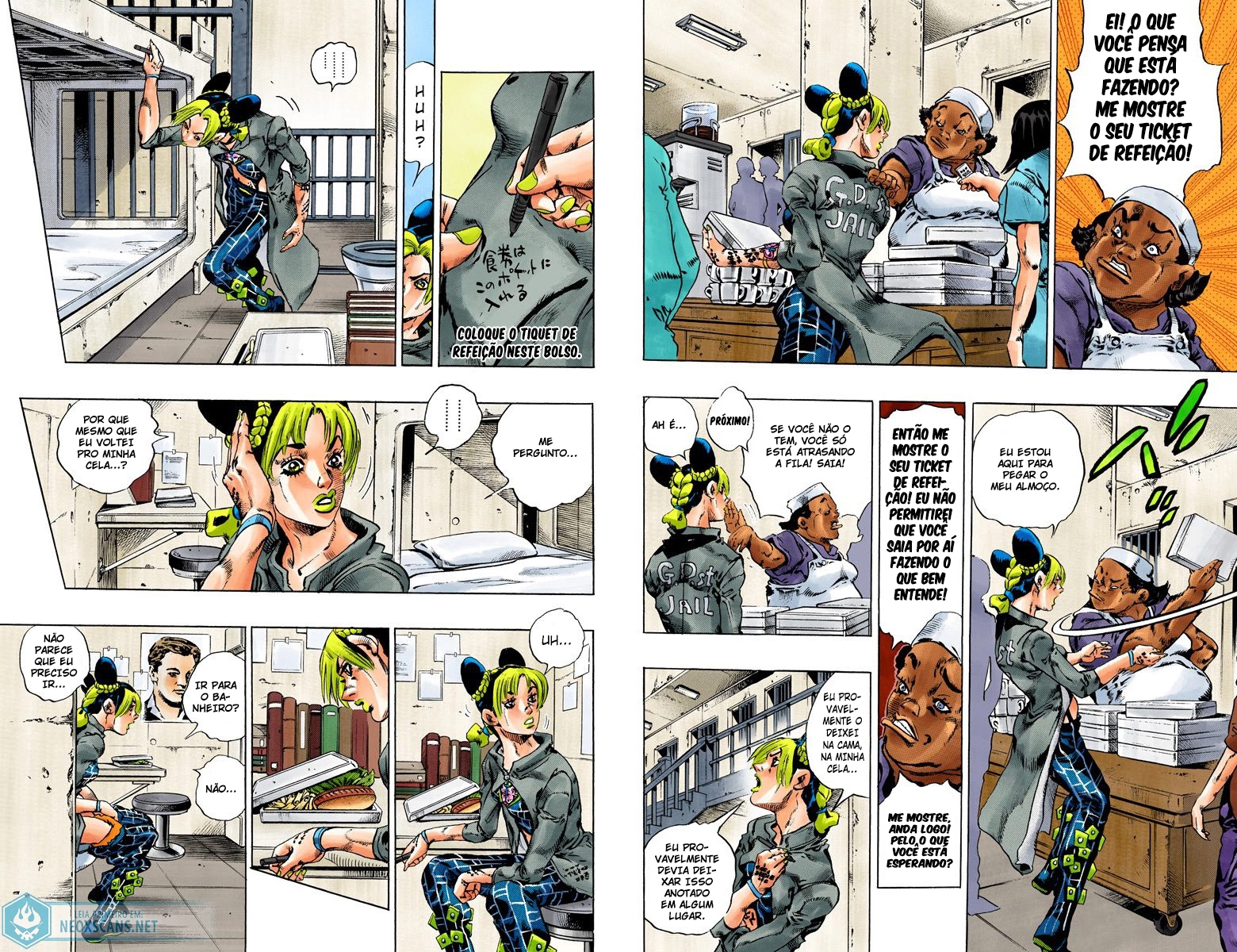JoJo’s Bizarre Adventure Part 6: Stone Ocean (Colored Edition) Capítulo 98 Página 3