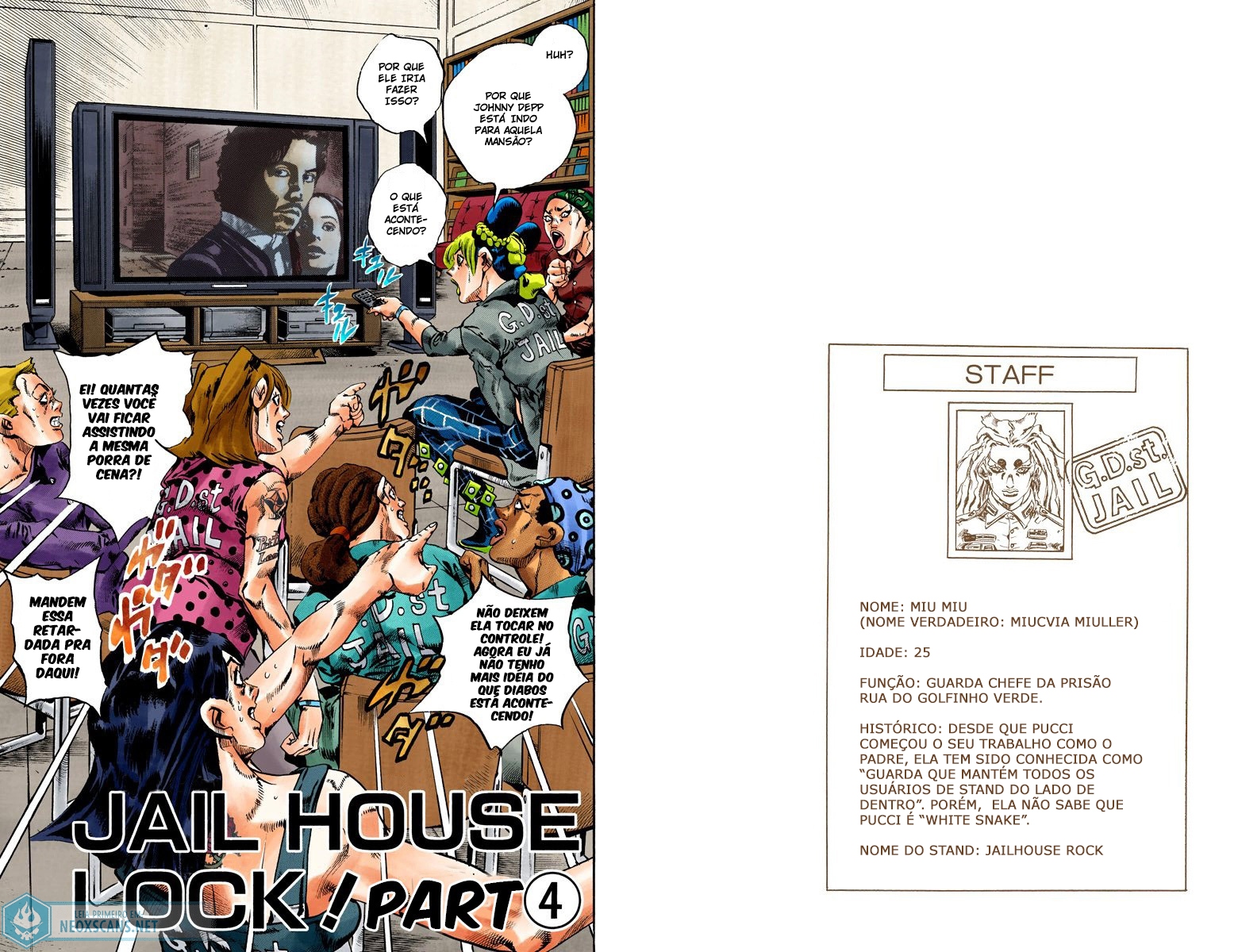 JoJo’s Bizarre Adventure Part 6: Stone Ocean (Colored Edition) Capítulo 99 Página 6