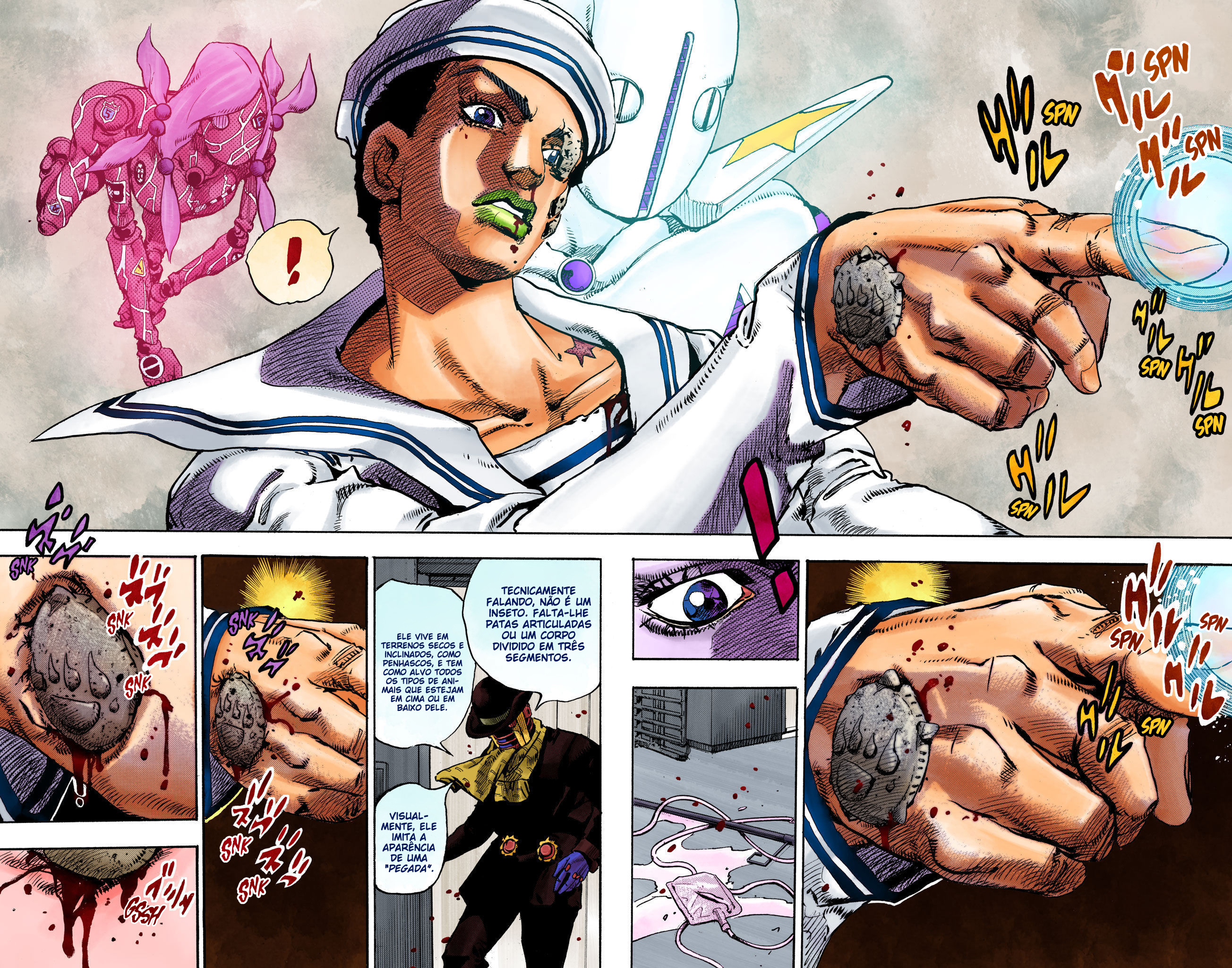 JoJo's Bizarre Adventure, Part 8: JoJolion - Digital Colored Comics Capítulo 105 Página 11