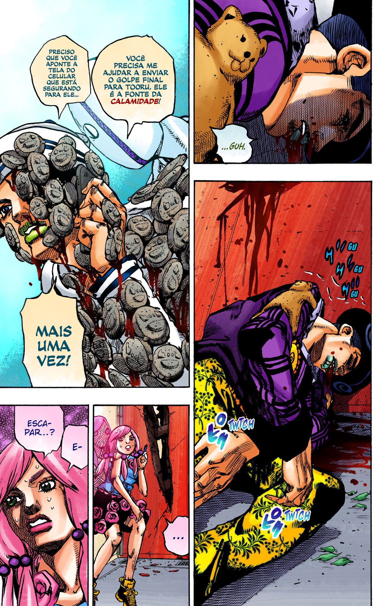 JoJo's Bizarre Adventure, Part 8: JoJolion - Digital Colored Comics Capítulo 106 Página 17