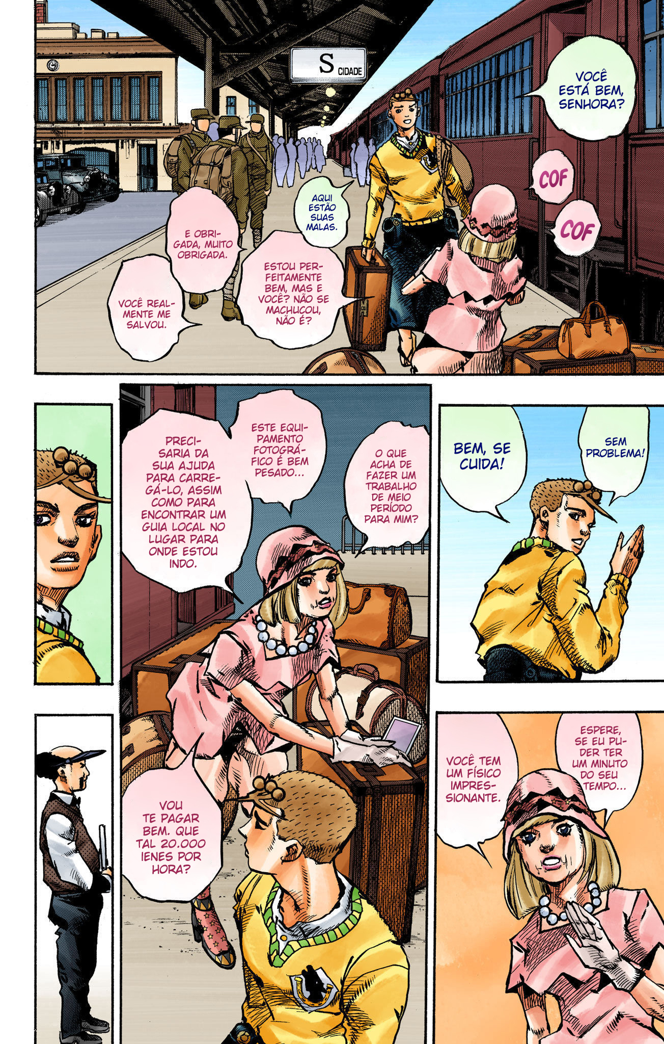 JoJo's Bizarre Adventure, Part 8: JoJolion - Digital Colored Comics Capítulo 109 Página 8