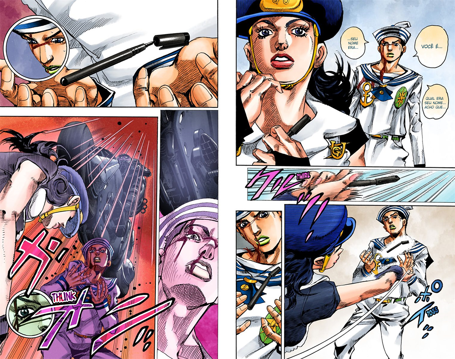 JoJo's Bizarre Adventure, Part 8: JoJolion - Digital Colored Comics Capítulo 16 Página 12