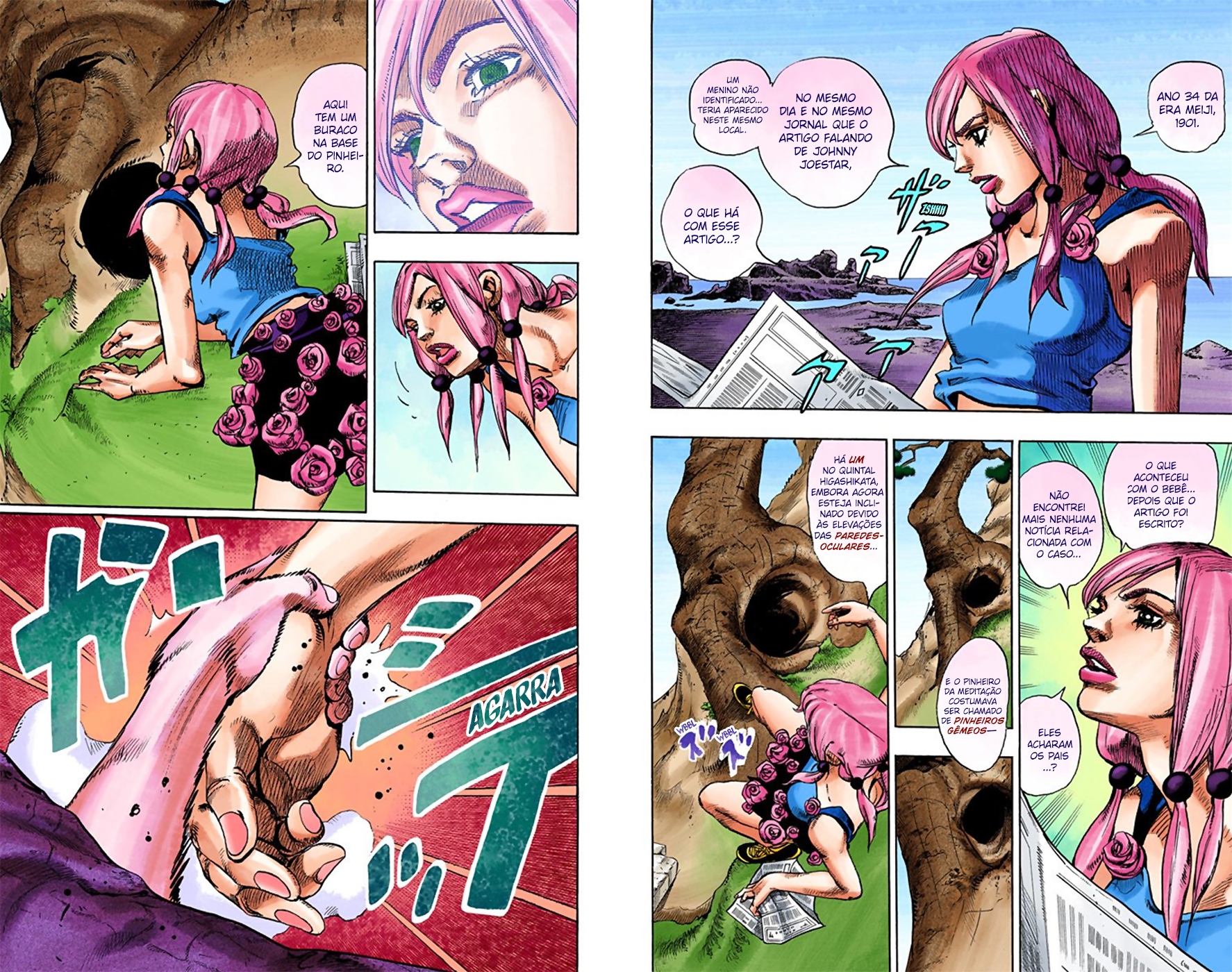 JoJo's Bizarre Adventure, Part 8: JoJolion - Digital Colored Comics Capítulo 22 Página 16
