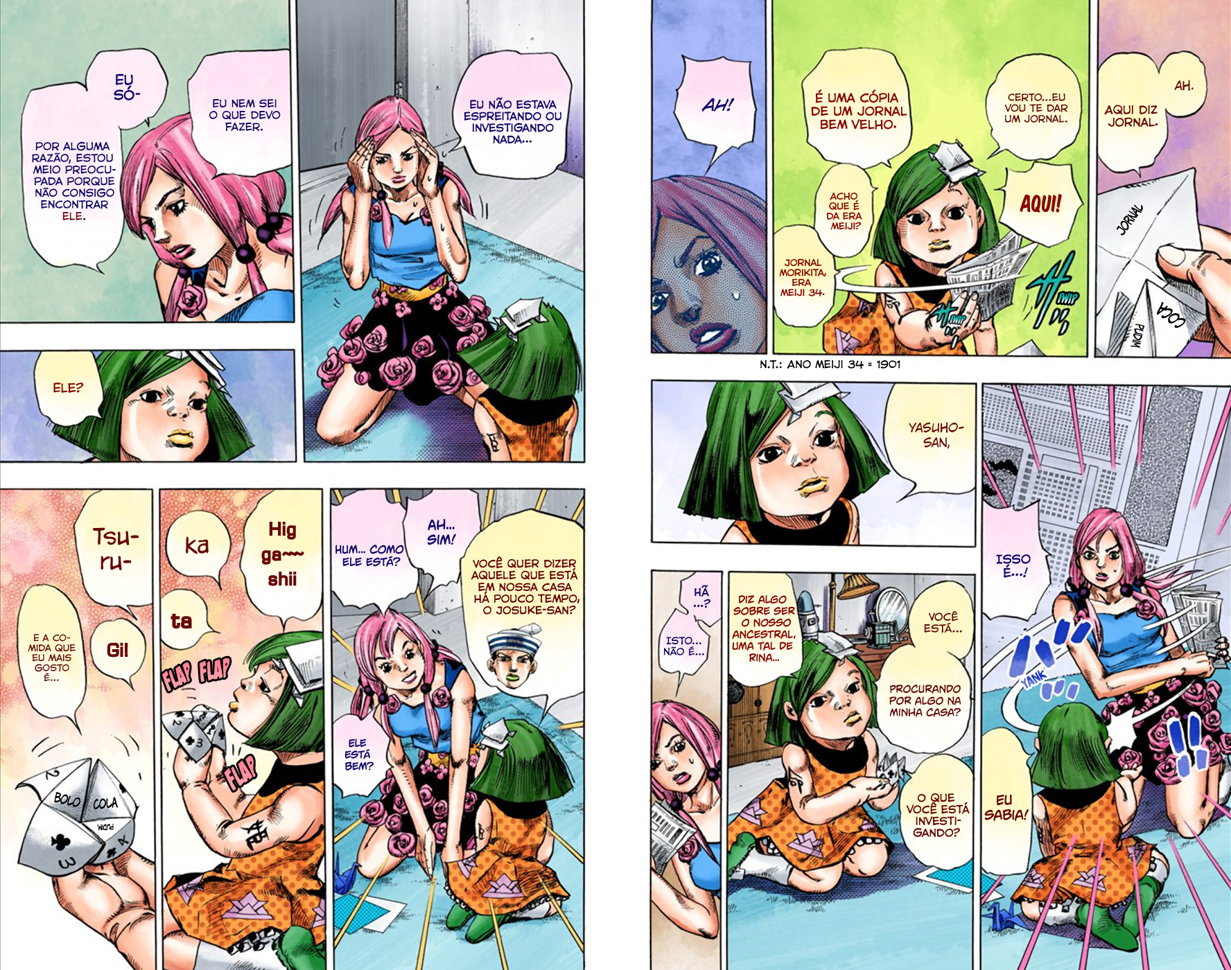 JoJo's Bizarre Adventure, Part 8: JoJolion - Digital Colored Comics Capítulo 23 Página 11