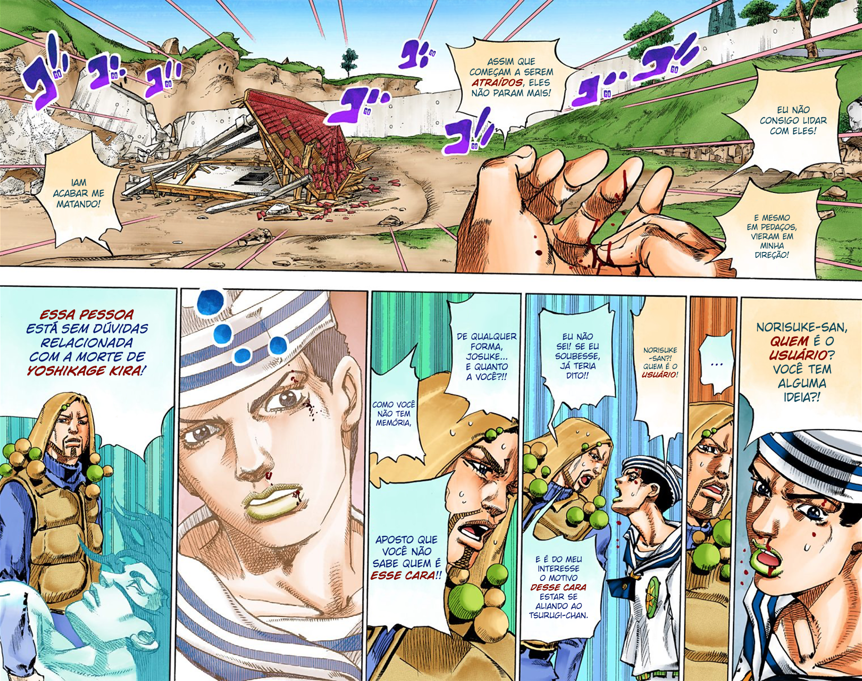 JoJo's Bizarre Adventure, Part 8: JoJolion - Digital Colored Comics Capítulo 28 Página 11