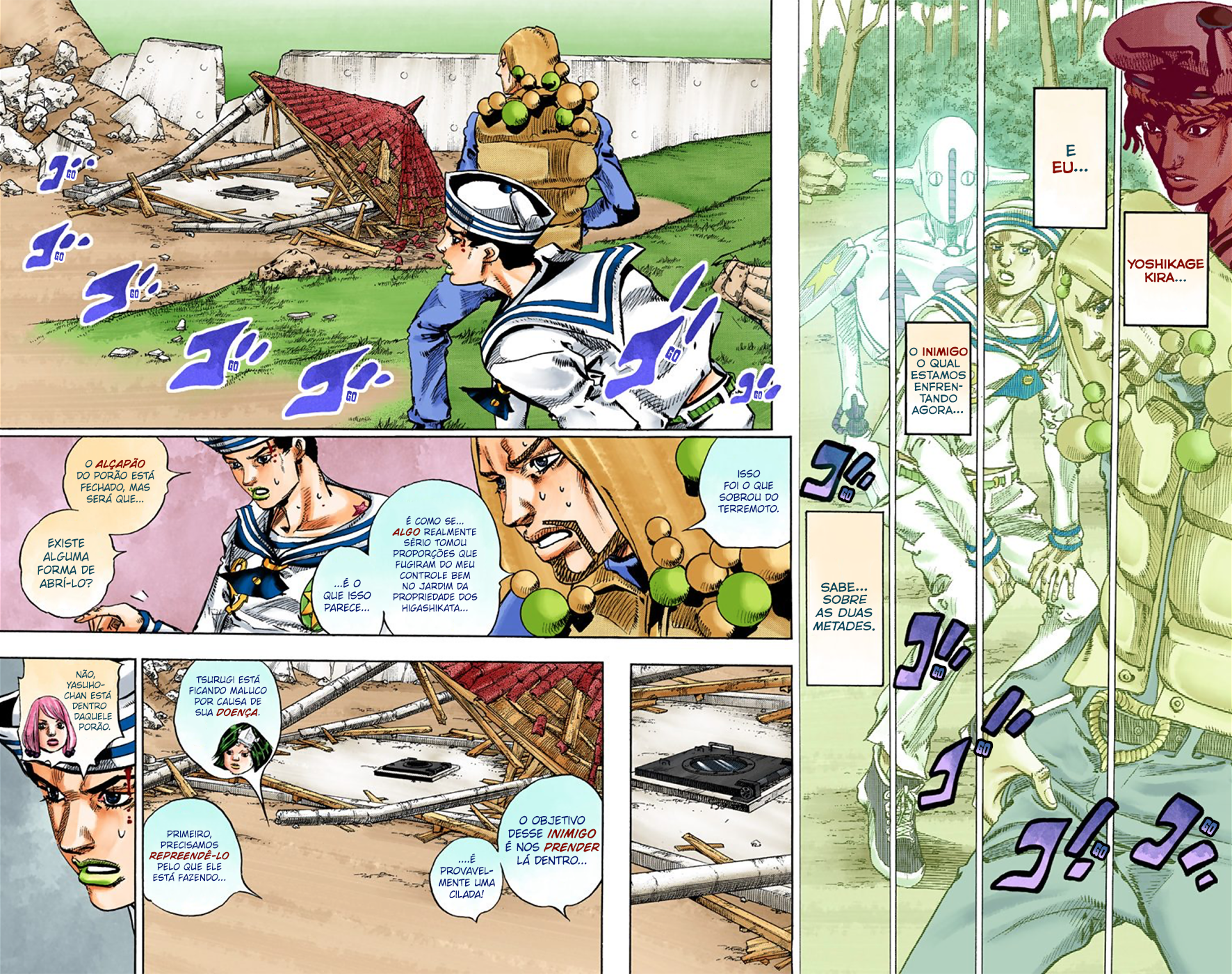 JoJo's Bizarre Adventure, Part 8: JoJolion - Digital Colored Comics Capítulo 28 Página 12