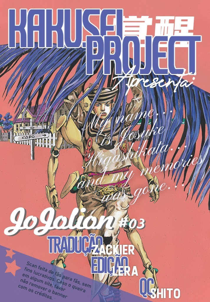 JoJo's Bizarre Adventure, Part 8: JoJolion - Digital Colored Comics Capítulo 3 Página 1