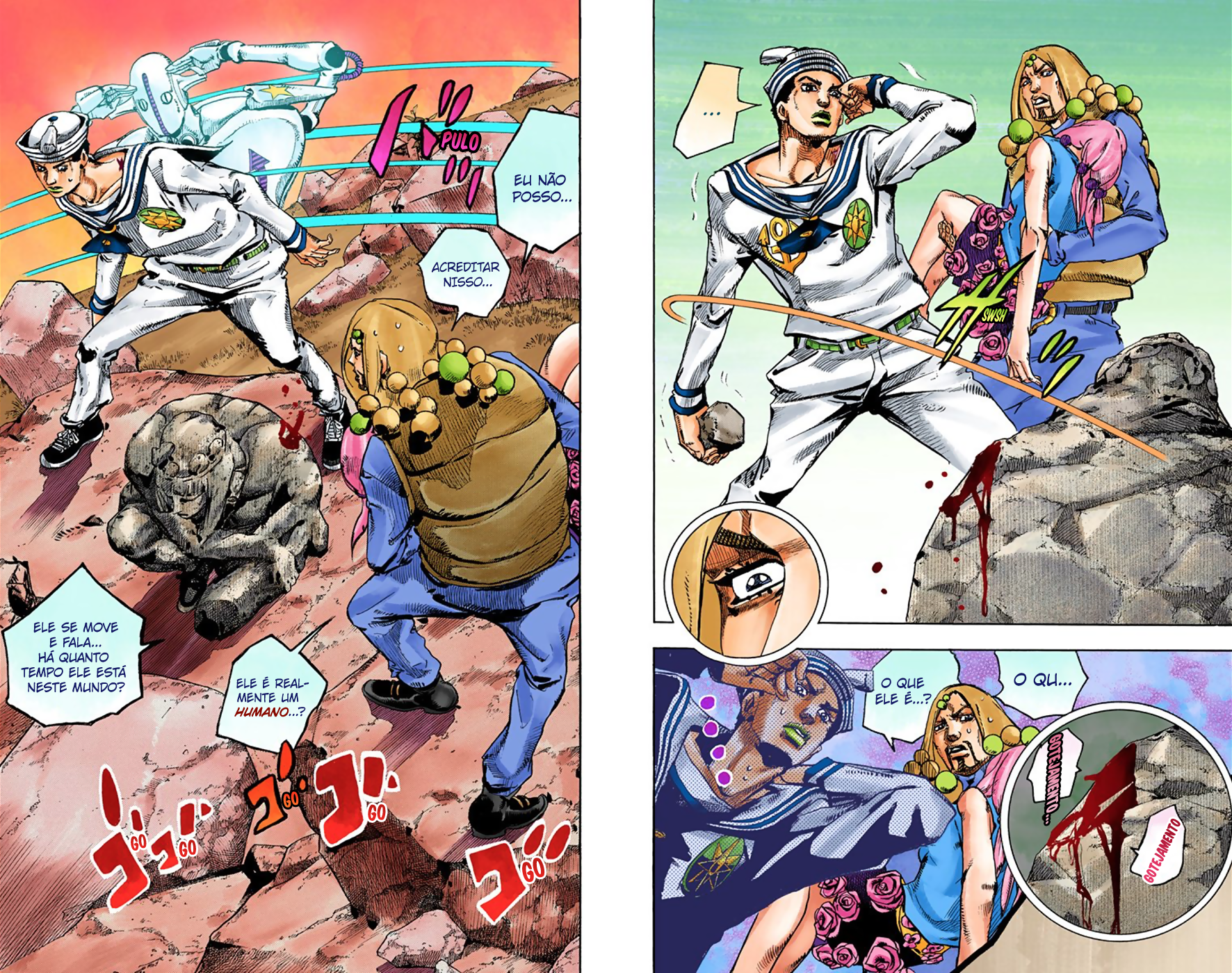 JoJo's Bizarre Adventure, Part 8: JoJolion - Digital Colored Comics Capítulo 31 Página 14