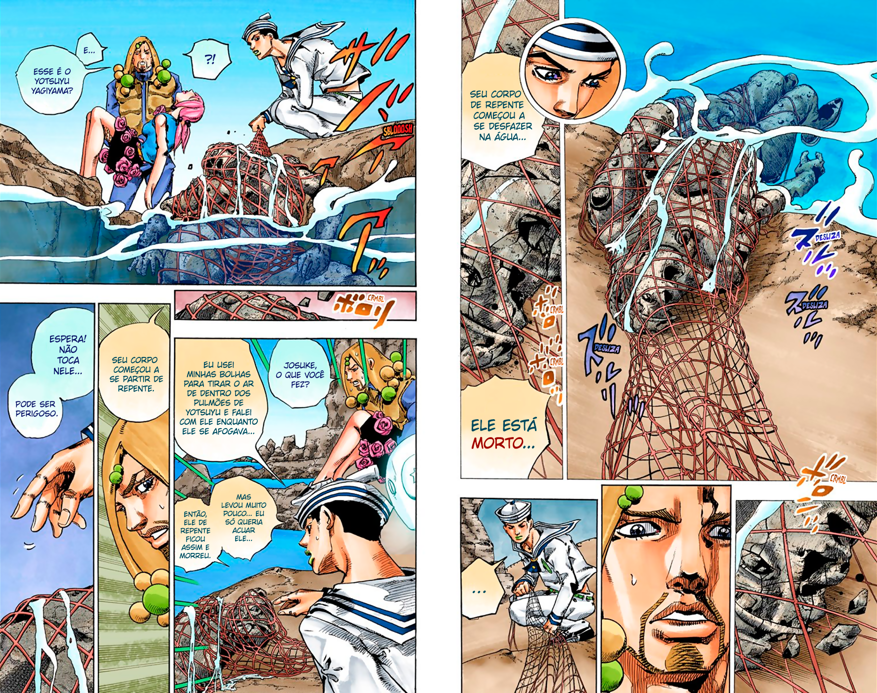 JoJo's Bizarre Adventure, Part 8: JoJolion - Digital Colored Comics Capítulo 32 Página 16