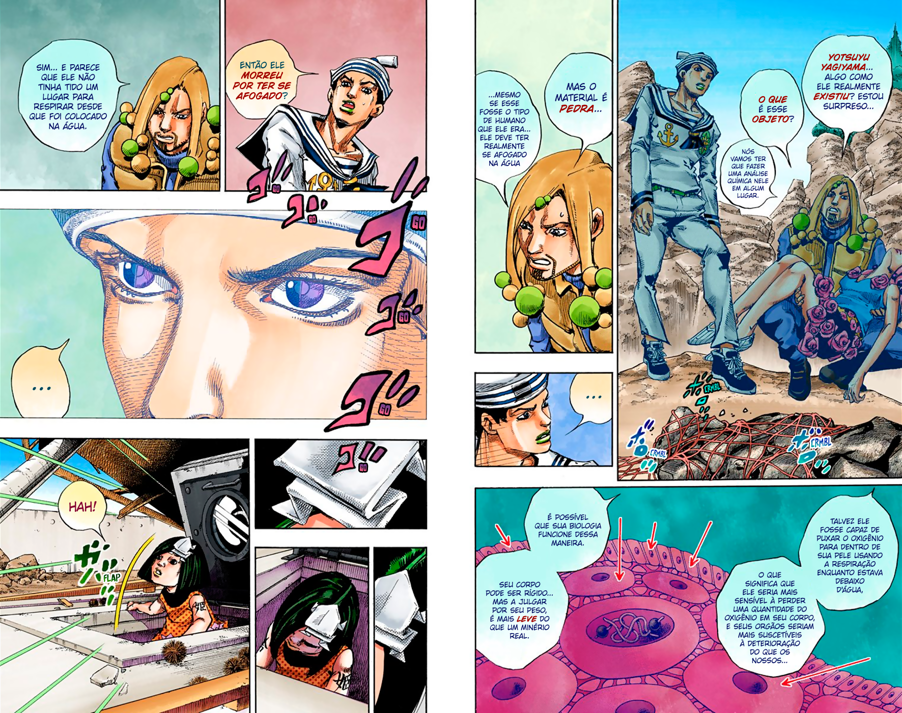 JoJo's Bizarre Adventure, Part 8: JoJolion - Digital Colored Comics Capítulo 32 Página 18