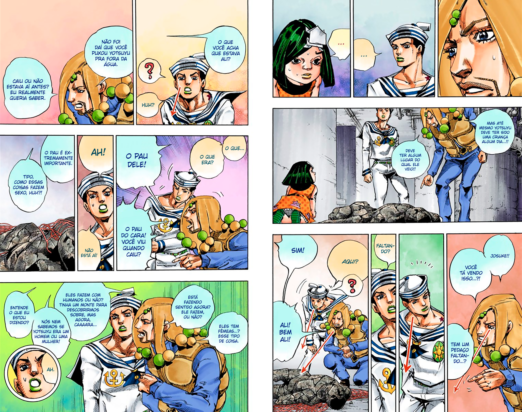 JoJo's Bizarre Adventure, Part 8: JoJolion - Digital Colored Comics Capítulo 32 Página 21