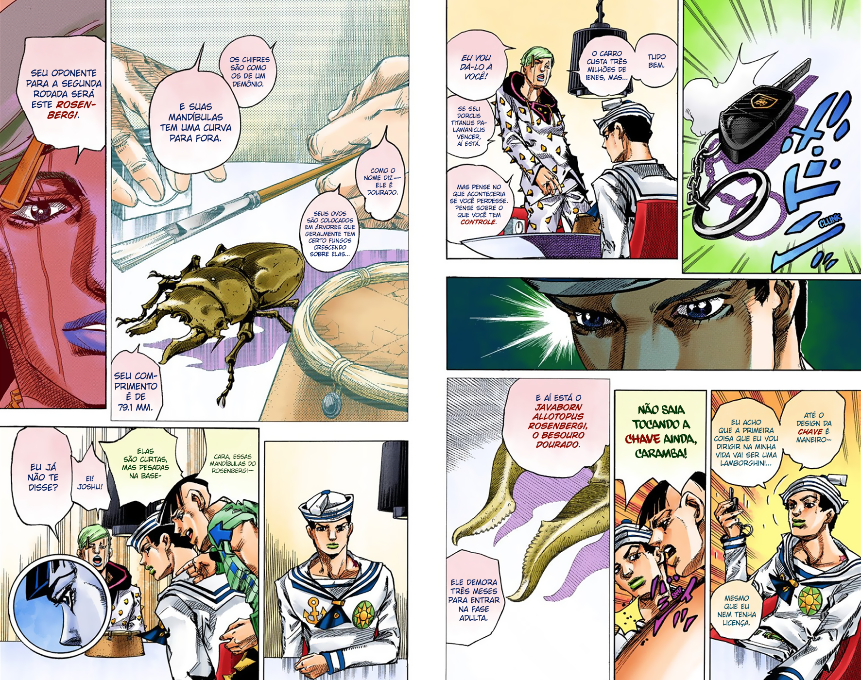 JoJo's Bizarre Adventure, Part 8: JoJolion - Digital Colored Comics Capítulo 36 Página 14