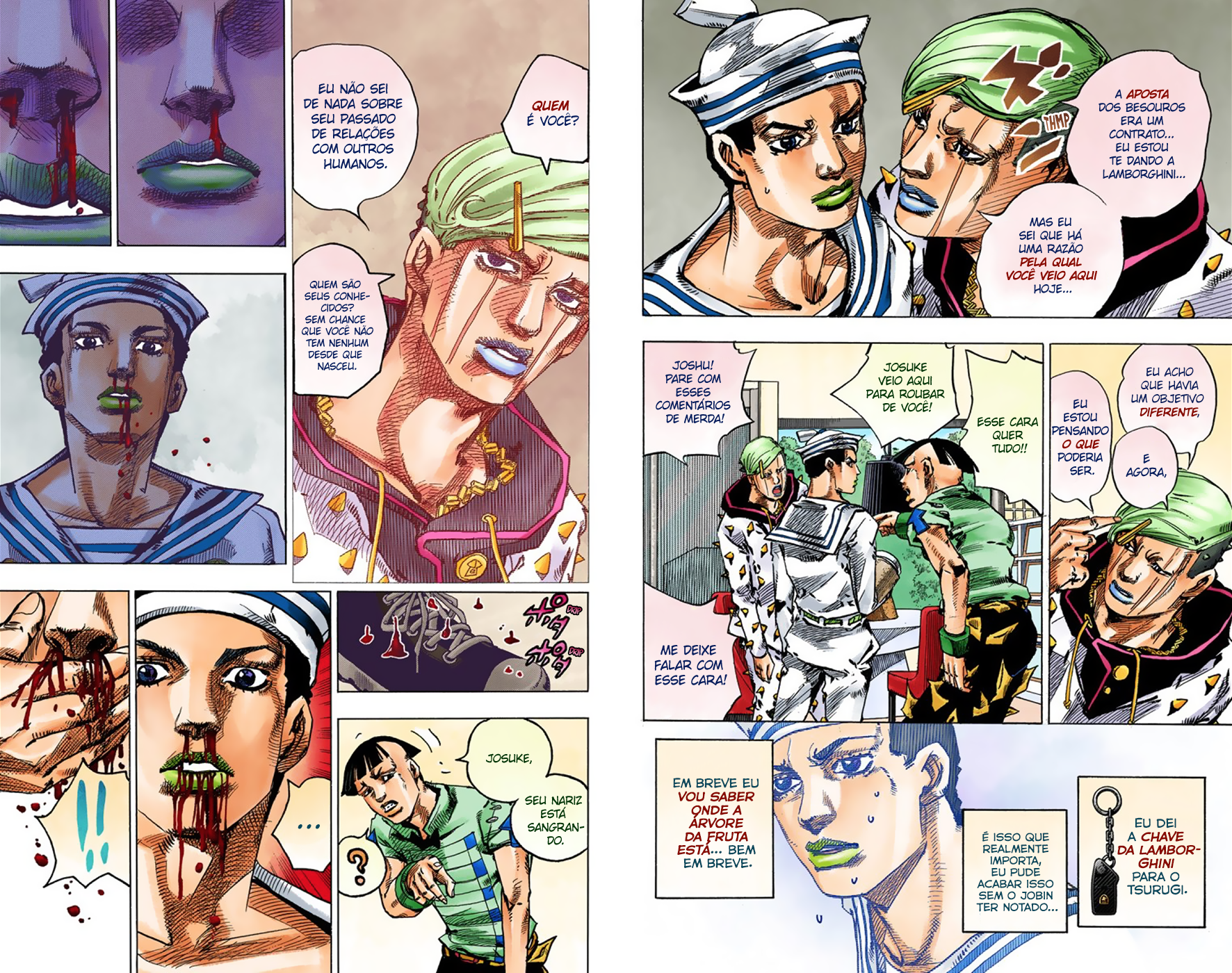 JoJo's Bizarre Adventure, Part 8: JoJolion - Digital Colored Comics Capítulo 38 Página 10