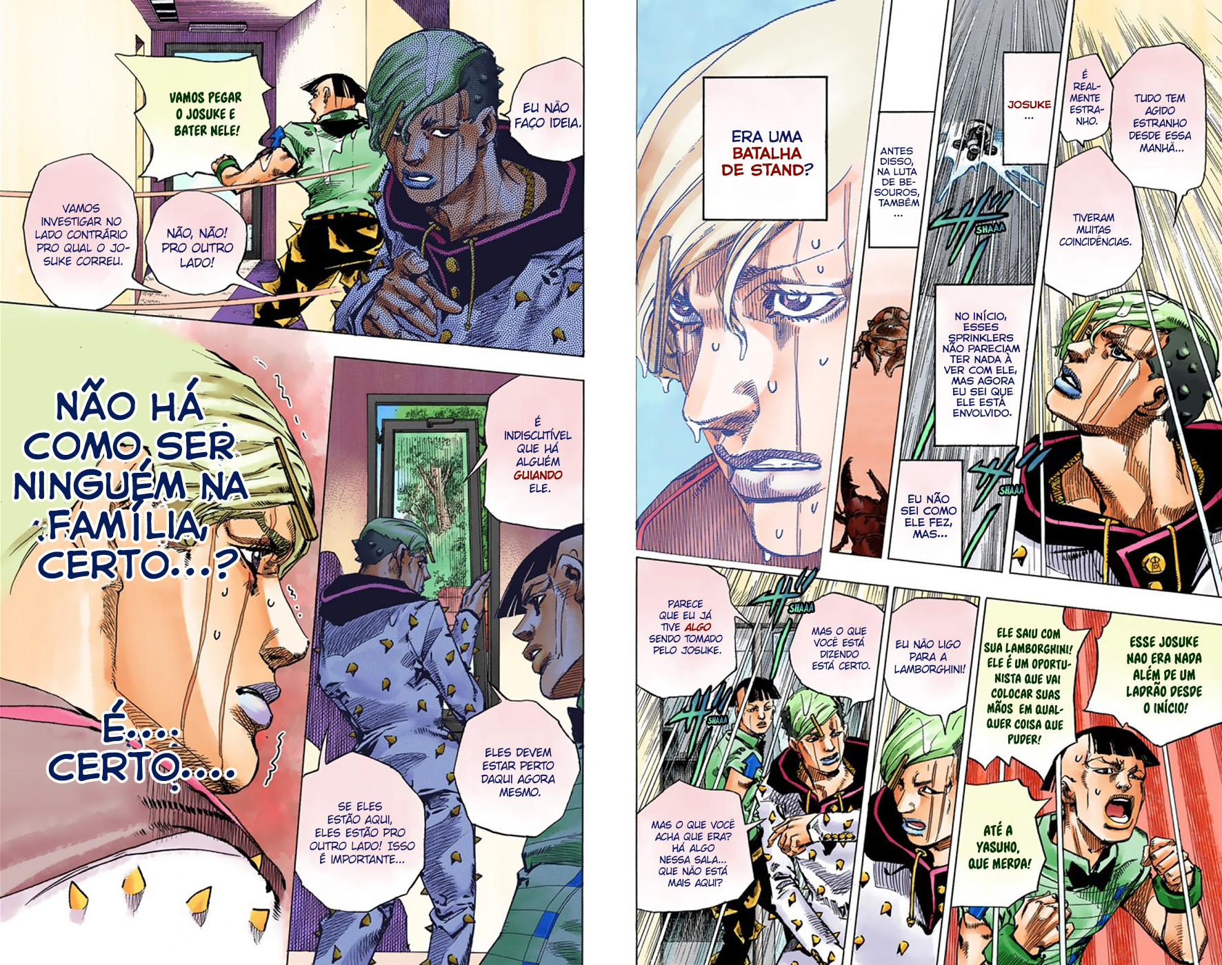 JoJo's Bizarre Adventure, Part 8: JoJolion - Digital Colored Comics Capítulo 38 Página 16