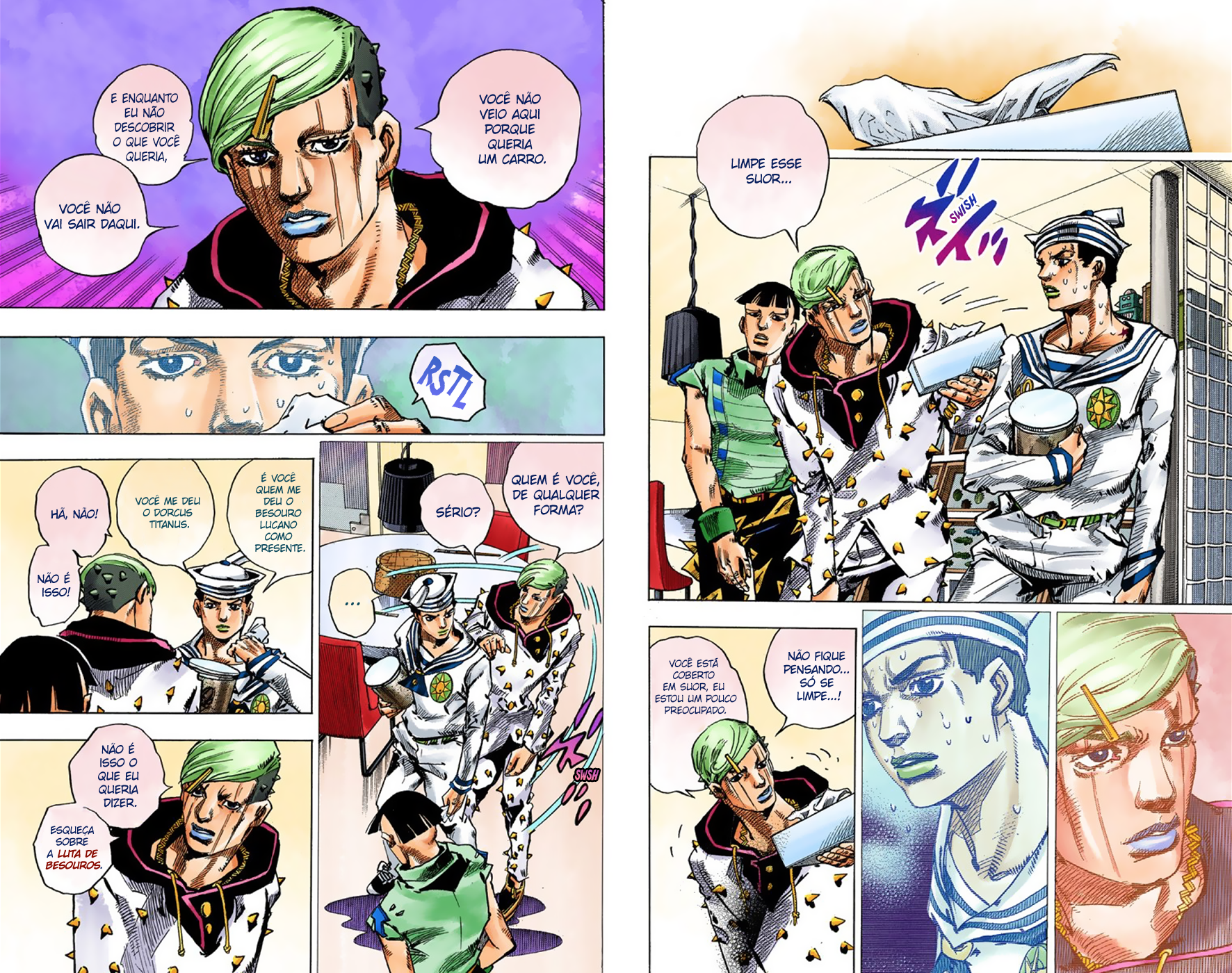 JoJo's Bizarre Adventure, Part 8: JoJolion - Digital Colored Comics Capítulo 38 Página 9