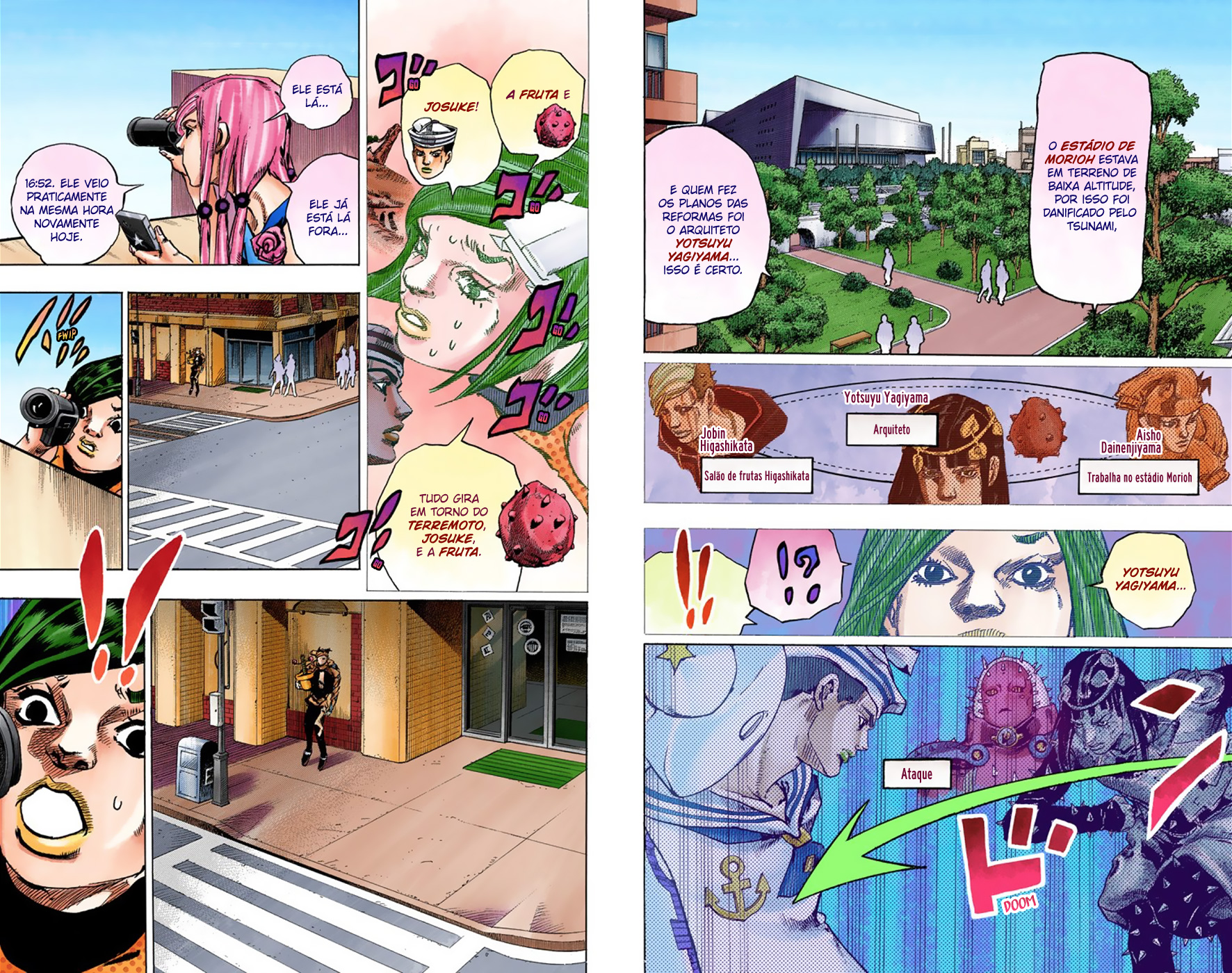 JoJo's Bizarre Adventure, Part 8: JoJolion - Digital Colored Comics Capítulo 39 Página 8