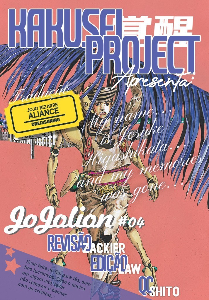JoJo's Bizarre Adventure, Part 8: JoJolion - Digital Colored Comics Capítulo 4 Página 1