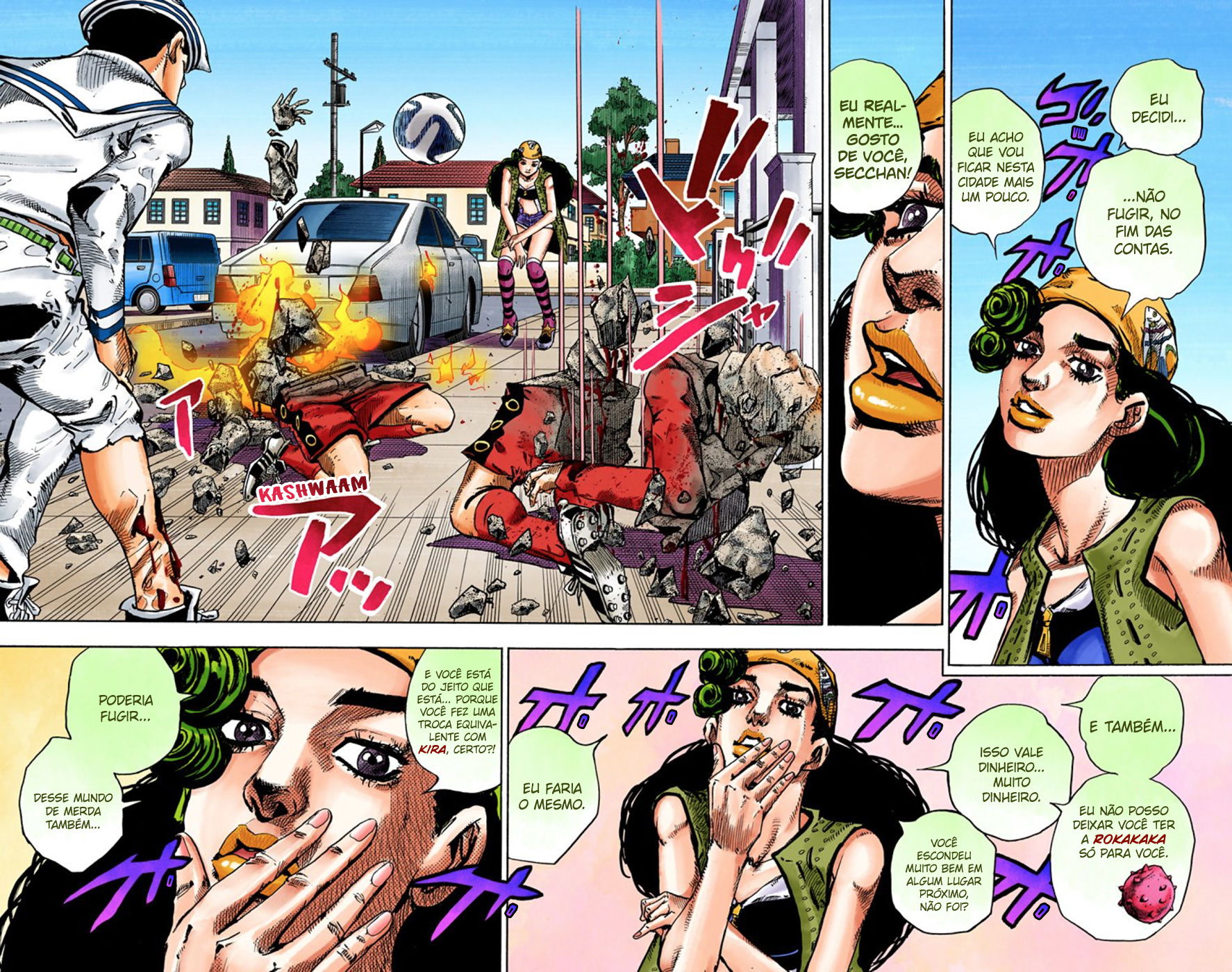 JoJo's Bizarre Adventure, Part 8: JoJolion - Digital Colored Comics Capítulo 46 Página 23