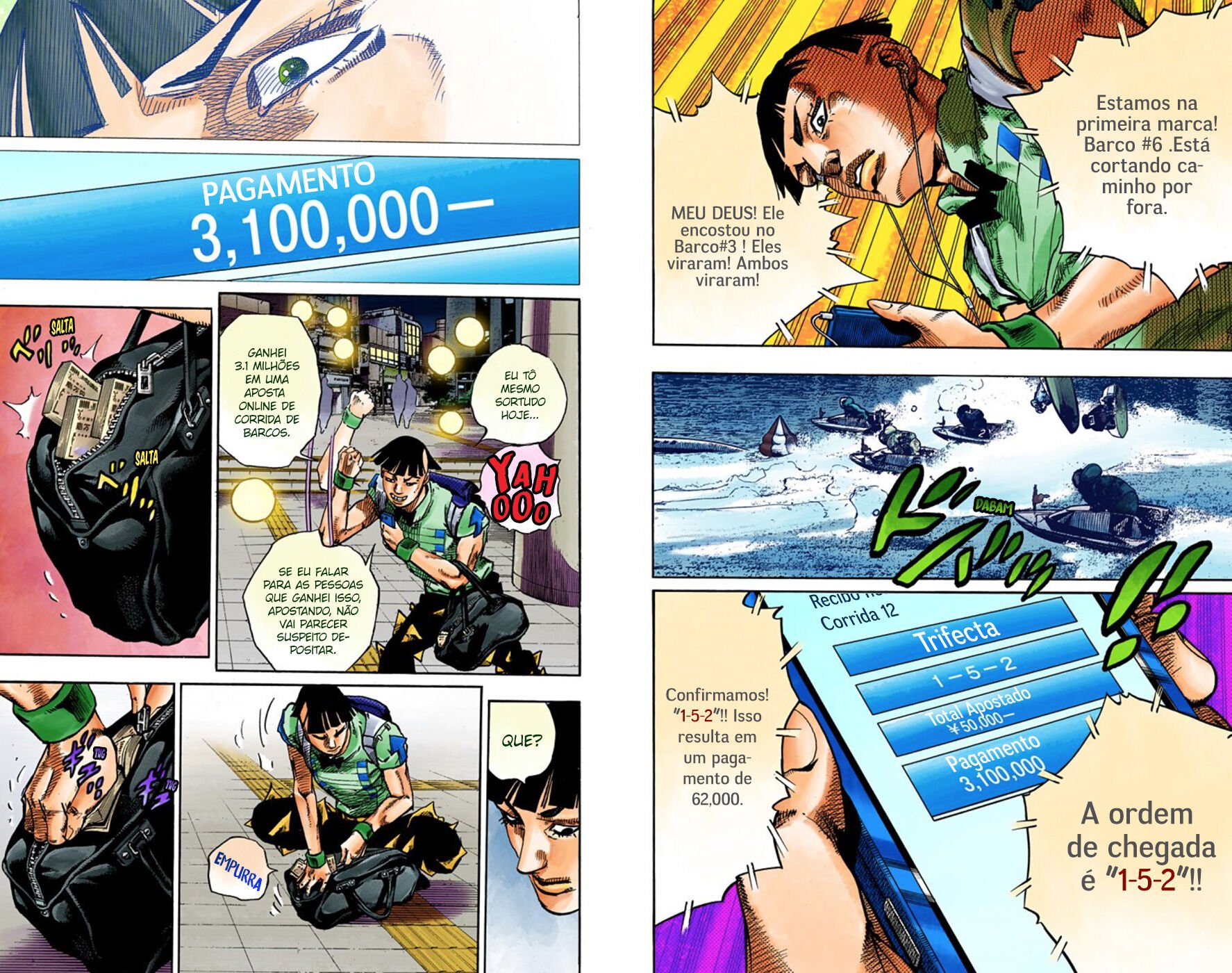 JoJo's Bizarre Adventure, Part 8: JoJolion - Digital Colored Comics Capítulo 57 Página 6