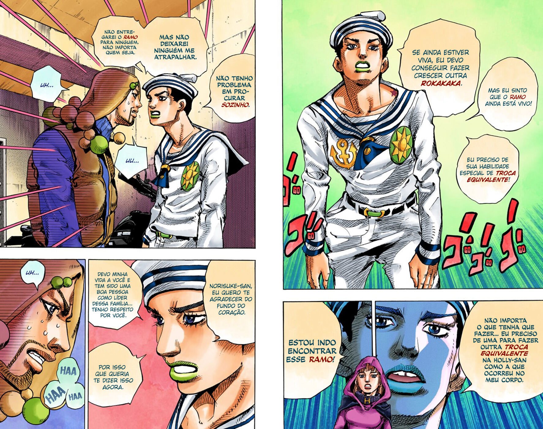 JoJo's Bizarre Adventure, Part 8: JoJolion - Digital Colored Comics Capítulo 59 Página 14