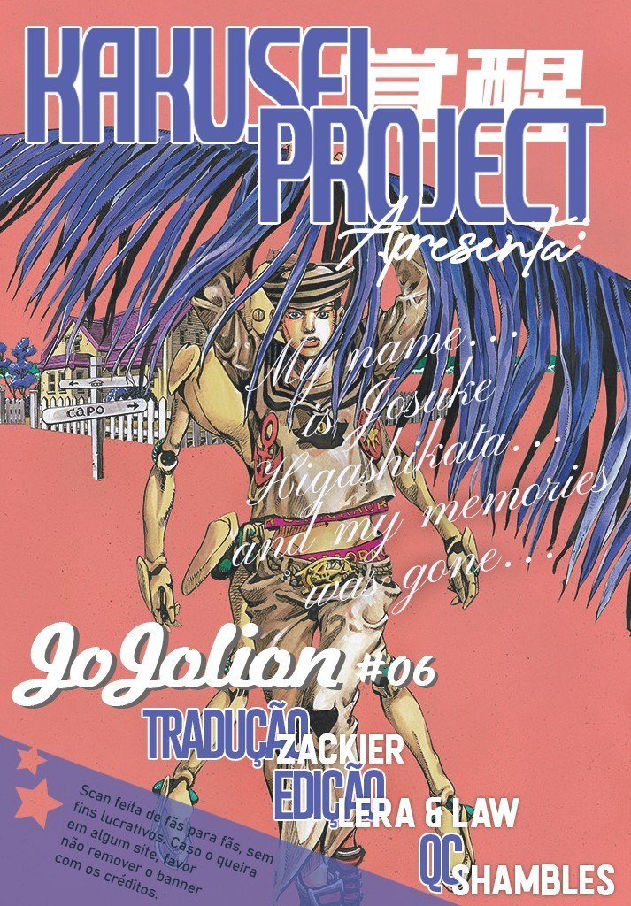 JoJo's Bizarre Adventure, Part 8: JoJolion - Digital Colored Comics Capítulo 6 Página 1