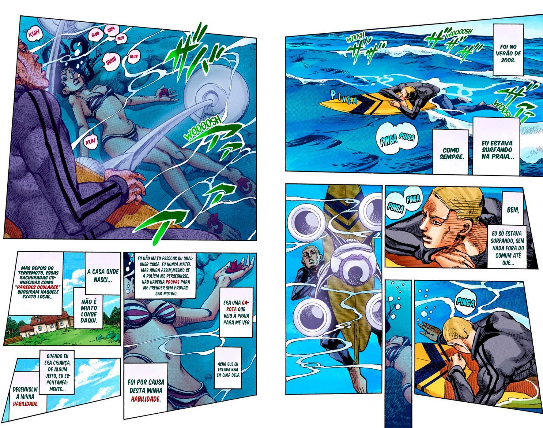 JoJo's Bizarre Adventure, Part 8: JoJolion - Digital Colored Comics Capítulo 6 Página 16