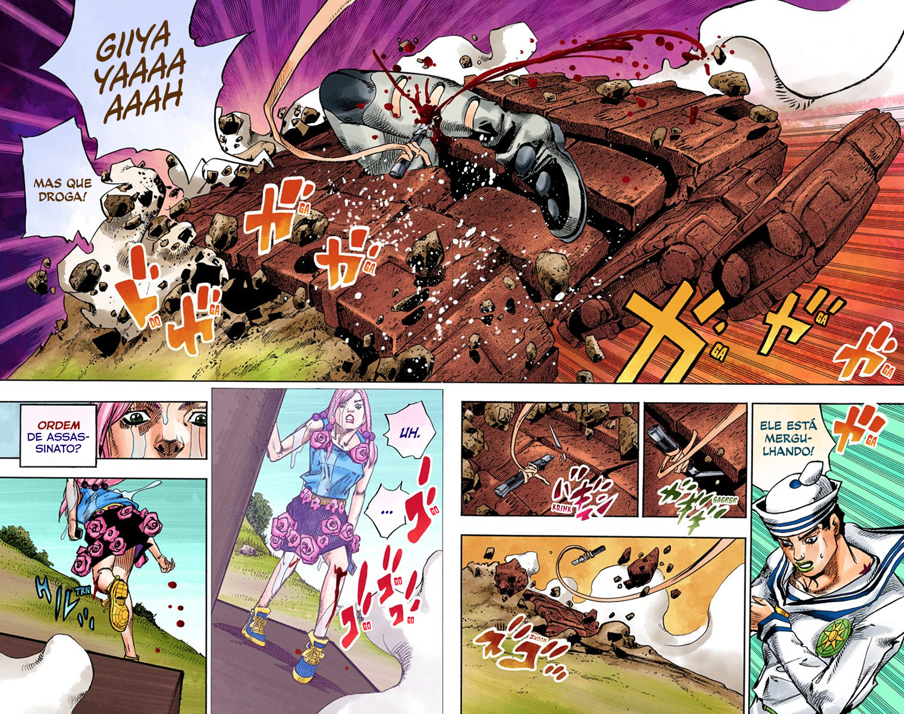 JoJo's Bizarre Adventure, Part 8: JoJolion - Digital Colored Comics Capítulo 68 Página 8