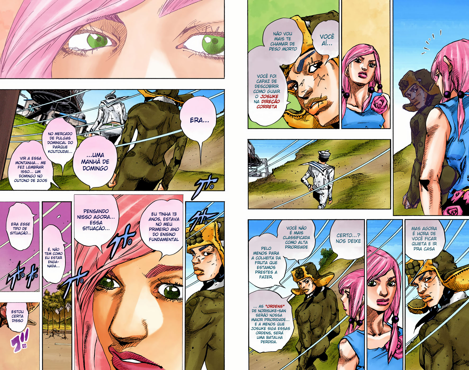 JoJo's Bizarre Adventure, Part 8: JoJolion - Digital Colored Comics Capítulo 71 Página 8