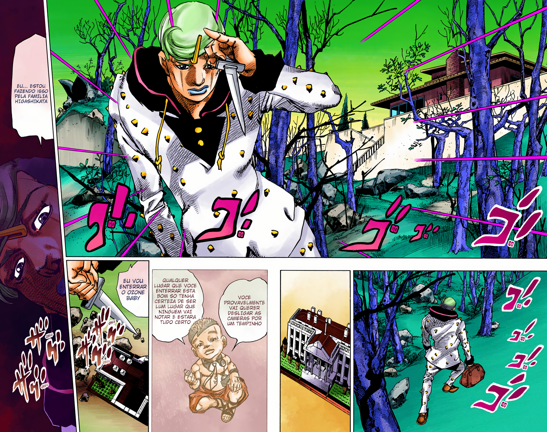 JoJo's Bizarre Adventure, Part 8: JoJolion - Digital Colored Comics Capítulo 72 Página 12