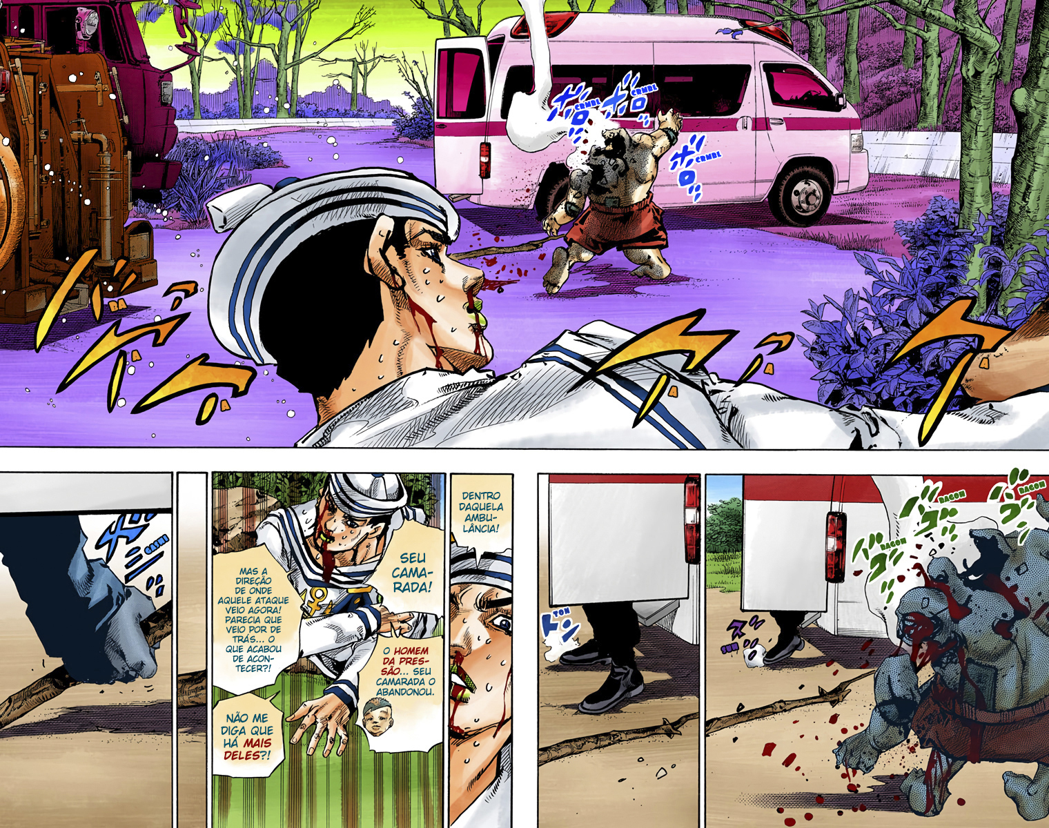 JoJo's Bizarre Adventure, Part 8: JoJolion - Digital Colored Comics Capítulo 76 Página 17