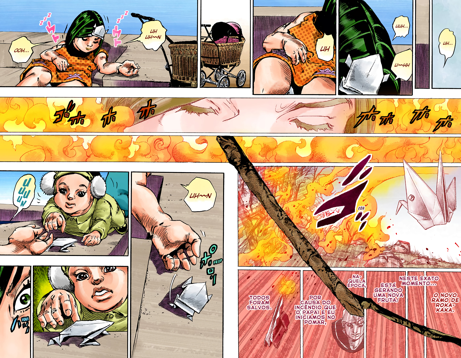 JoJo's Bizarre Adventure, Part 8: JoJolion - Digital Colored Comics Capítulo 87 Página 12