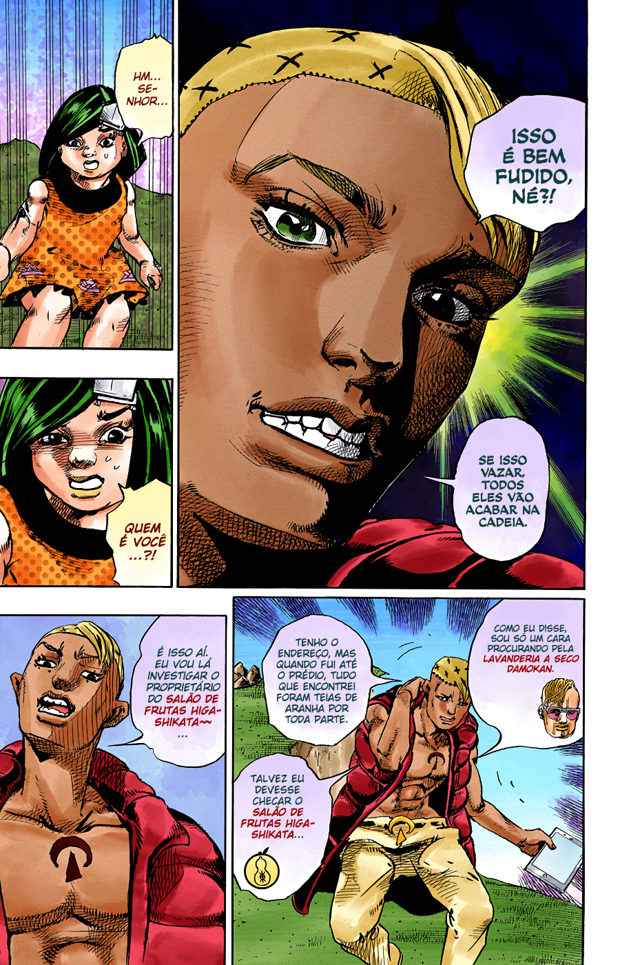 JoJo's Bizarre Adventure, Part 8: JoJolion - Digital Colored Comics Capítulo 87 Página 22