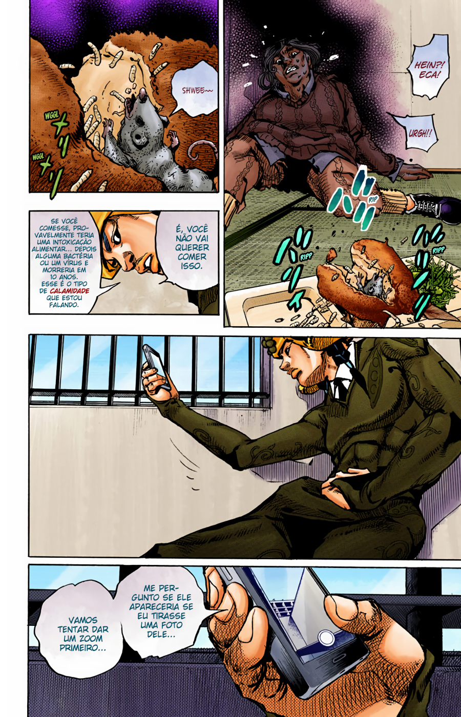 JoJo's Bizarre Adventure, Part 8: JoJolion - Digital Colored Comics Capítulo 96 Página 12