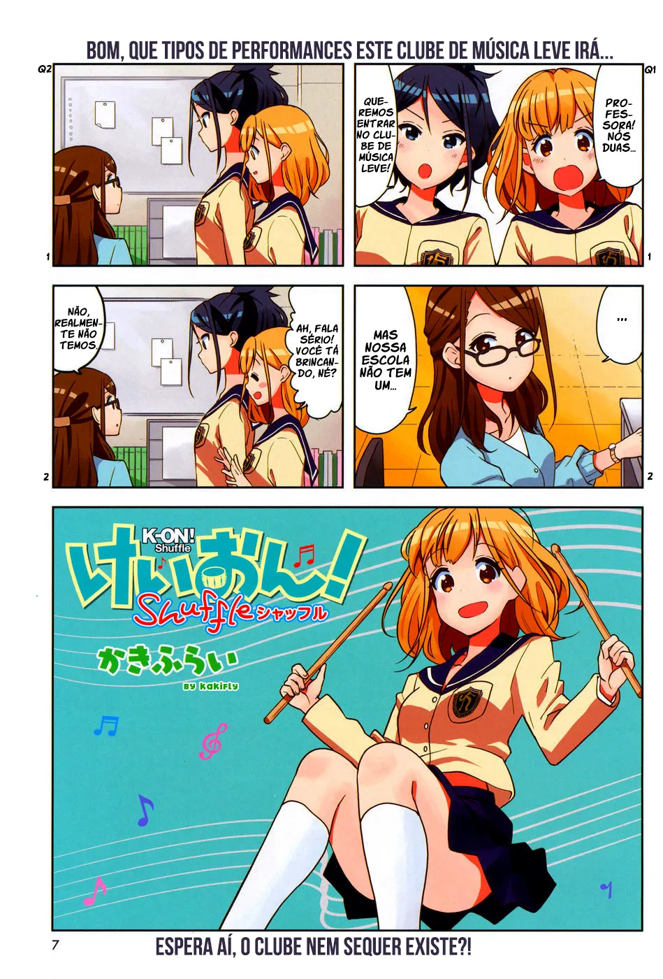K-ON! Shuffle - A Nova Banda Capítulo 1 Página 6