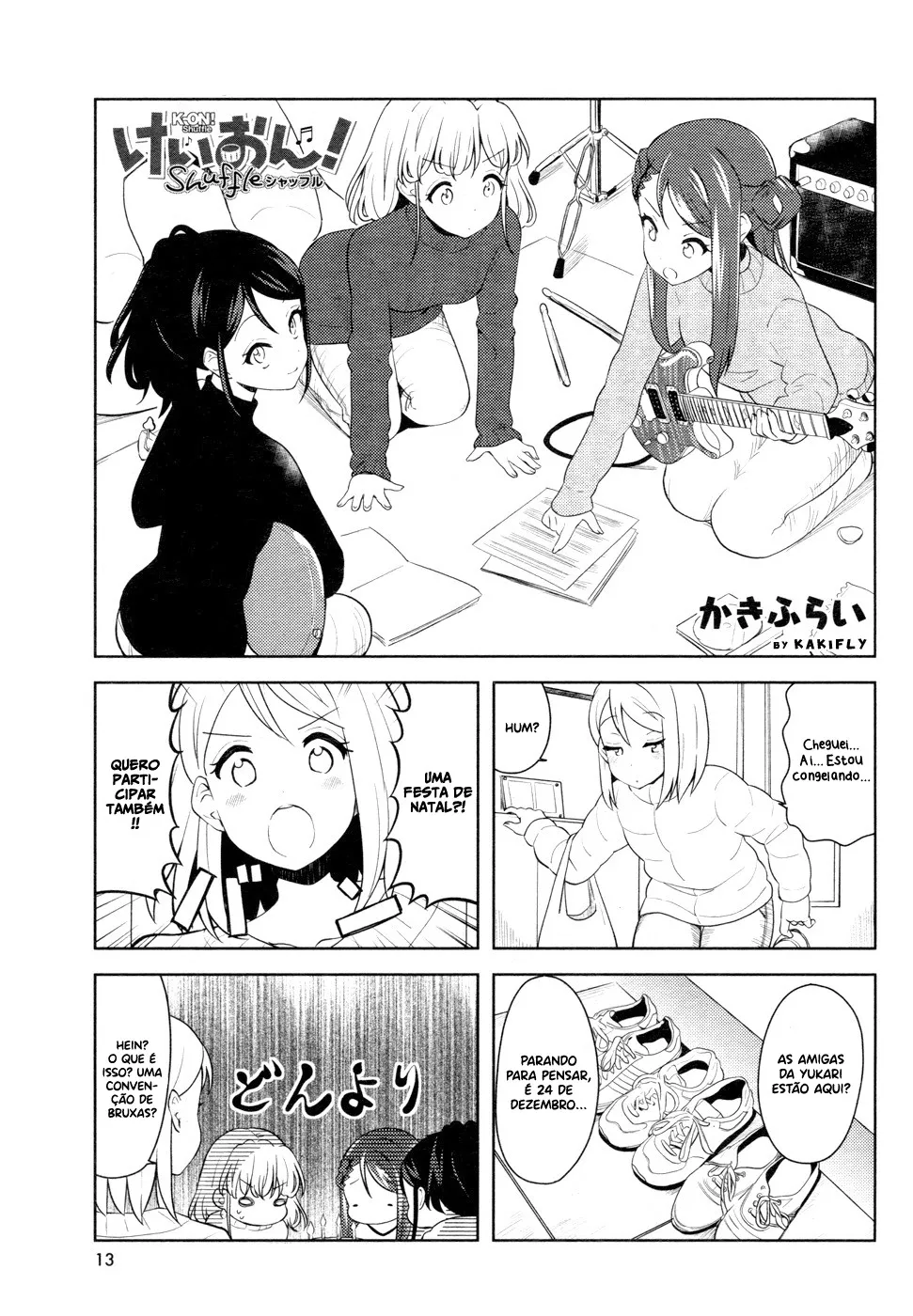 K-ON! Shuffle - A Nova Banda Capítulo 13 Página 3