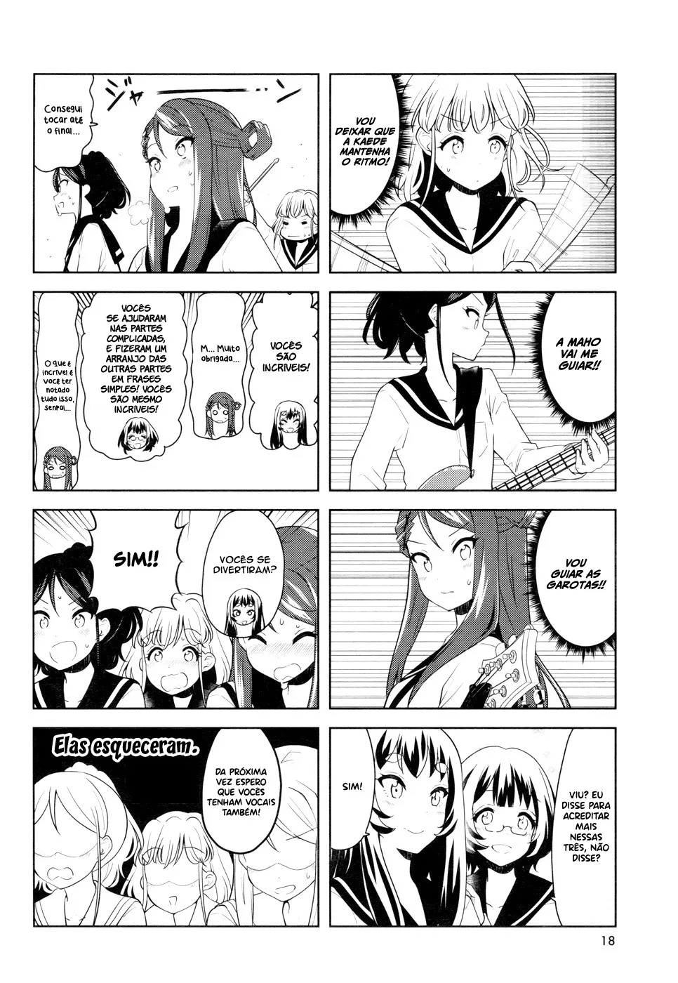 K-ON! Shuffle - A Nova Banda Capítulo 14 Página 8