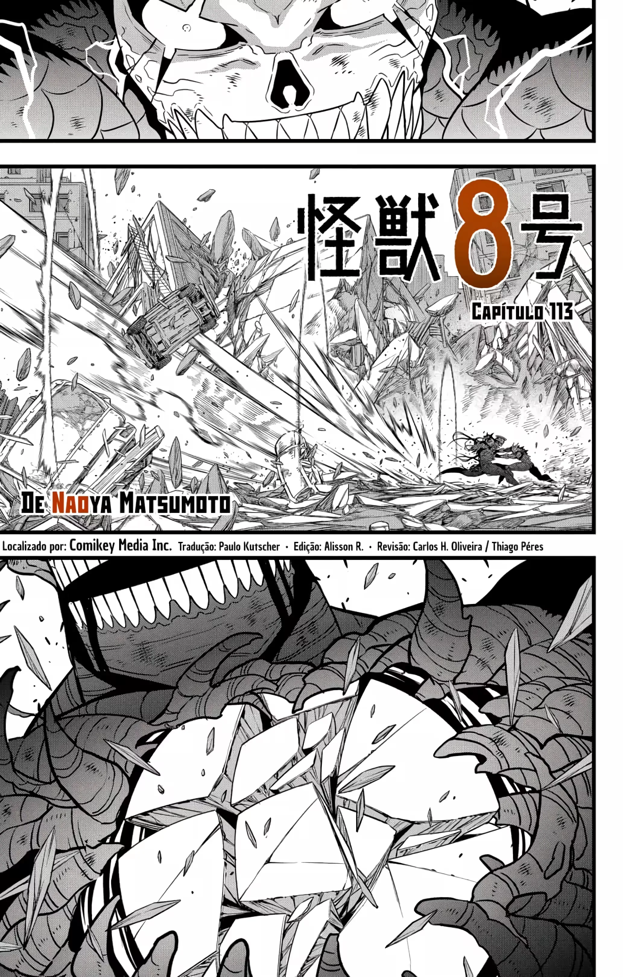 Kaiju nº 8: A Limpeza da Destruição Capítulo 113 Página 2