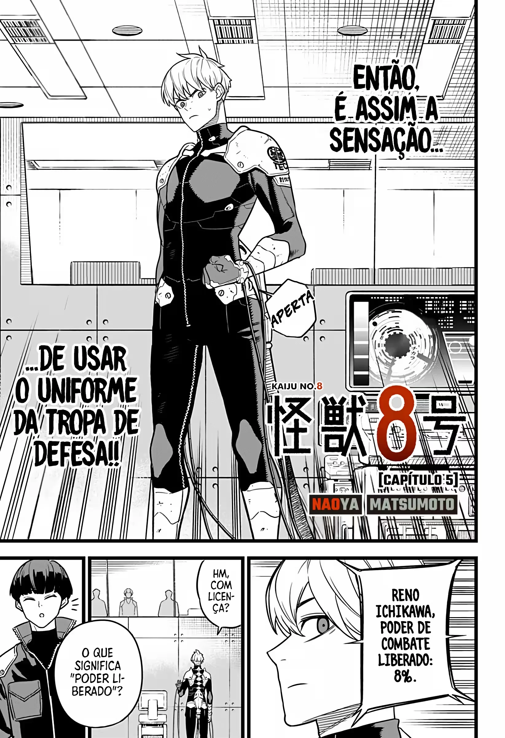 Kaiju nº 8: A Limpeza da Destruição Capítulo 5 Página 4