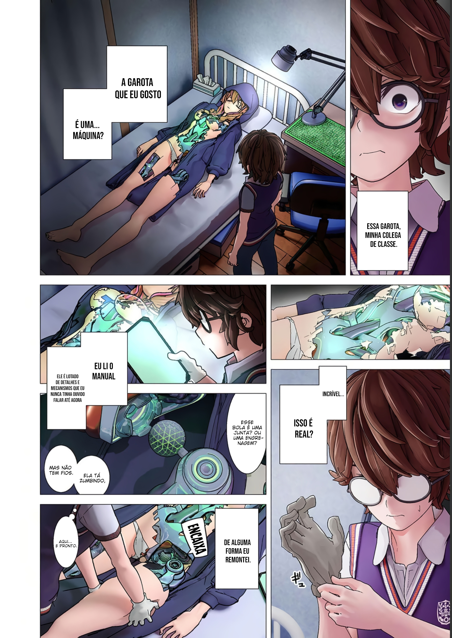 Kakushite! Makina-san!! (Official Colored) Capítulo 1 Página 17