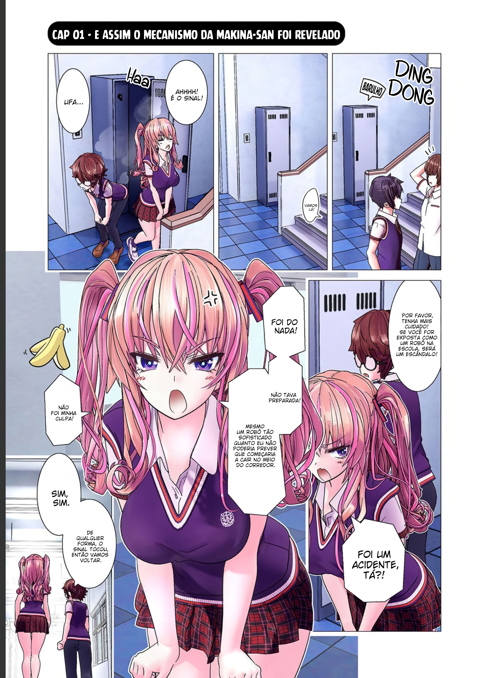 Kakushite! Makina-san!! (Official Colored) Capítulo 1 Página 8